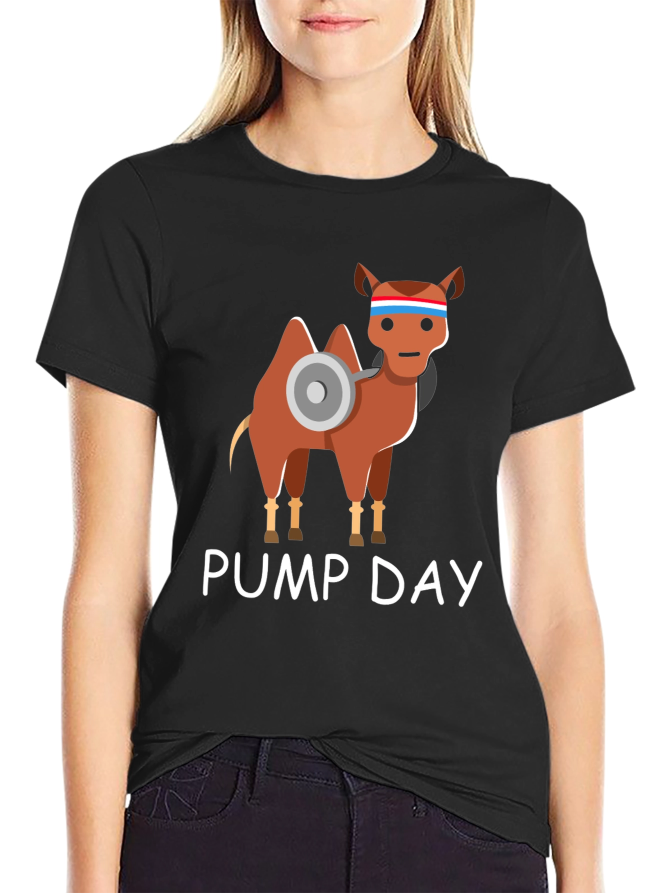 Camel Pump Day Graphic T-Shirt