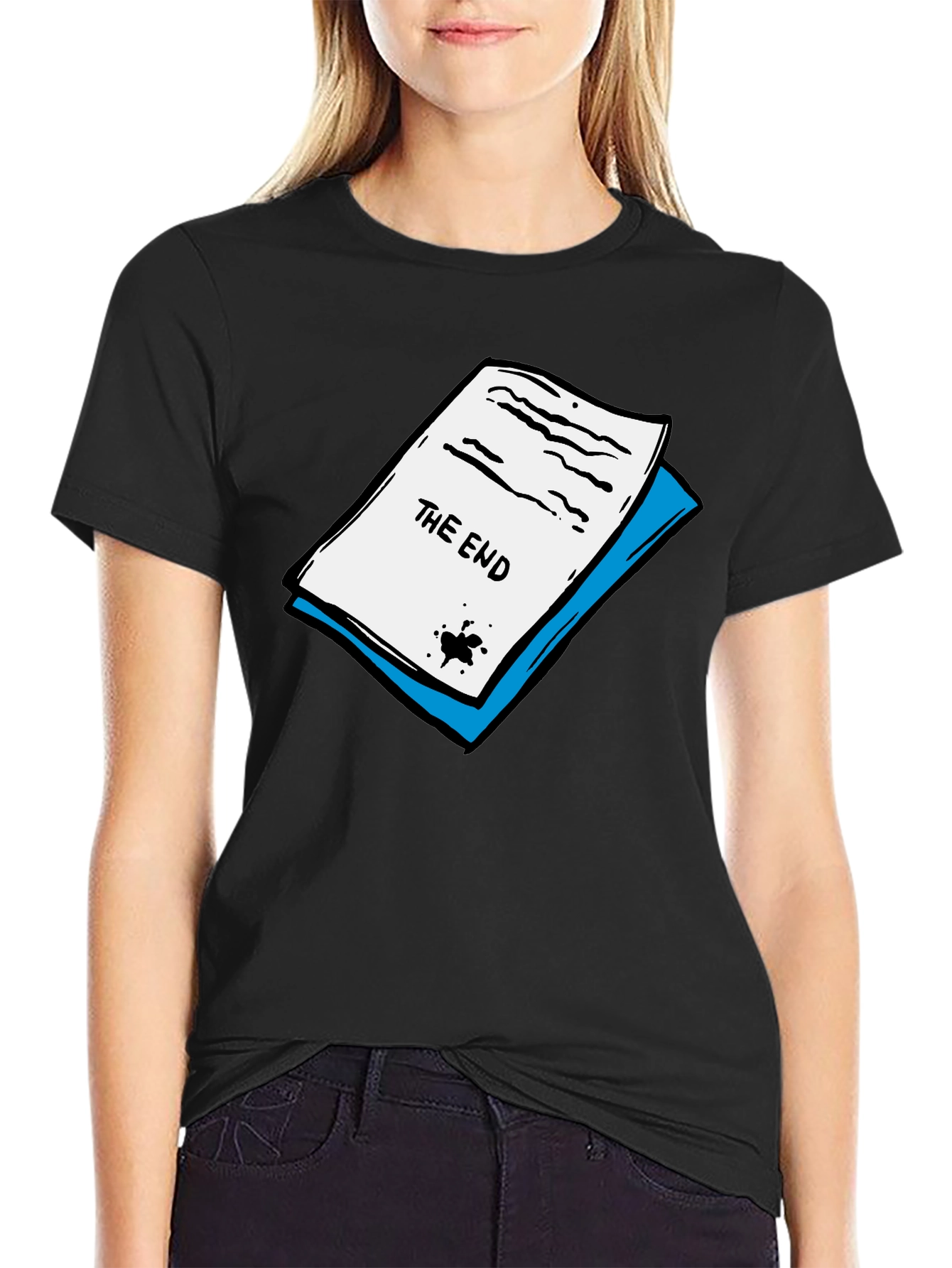 The End Graphic Print Crew Neck T-Shirt