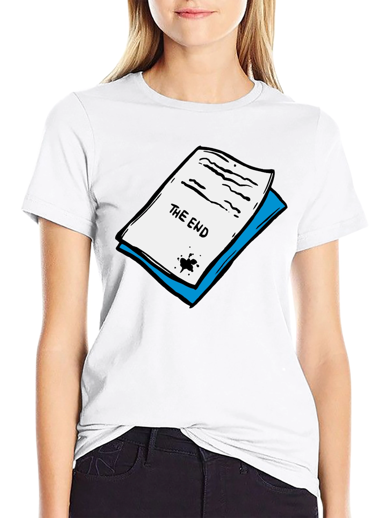 The End Graphic Print Crew Neck T-Shirt