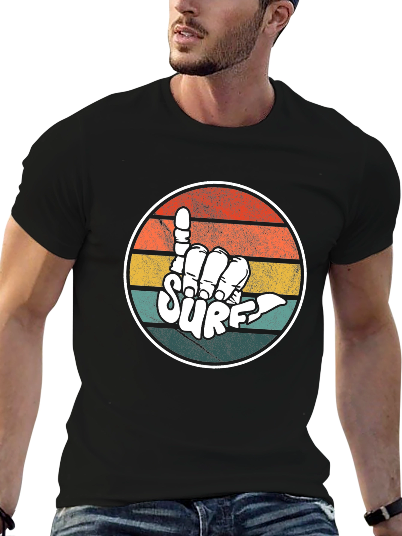 Retro Surf Hang Loose Graphic Tee