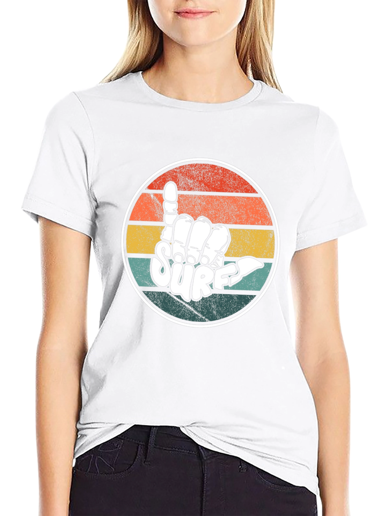 Retro Surf Hang Loose Graphic Tee