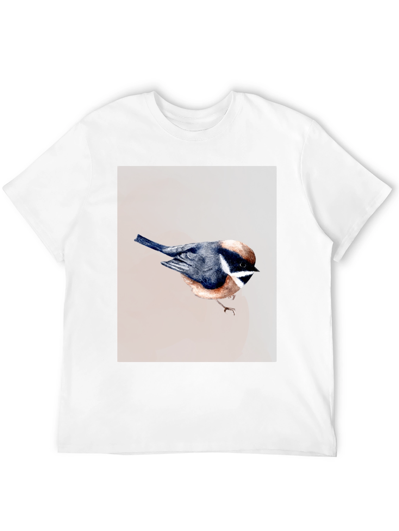 Bird Graphic T-Shirt - Black