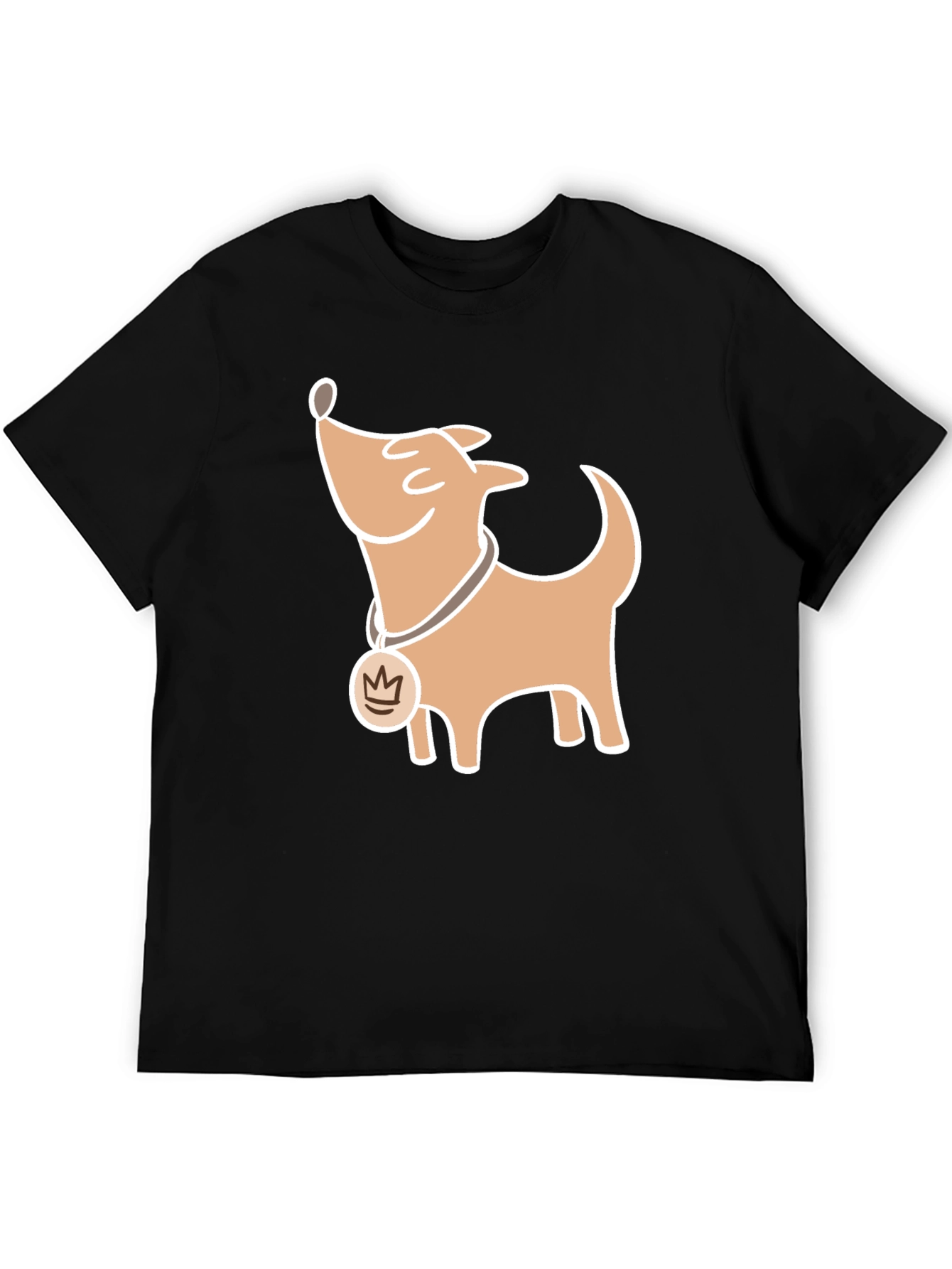 Cartoon Dog Graphic T-Shirt Casual Style