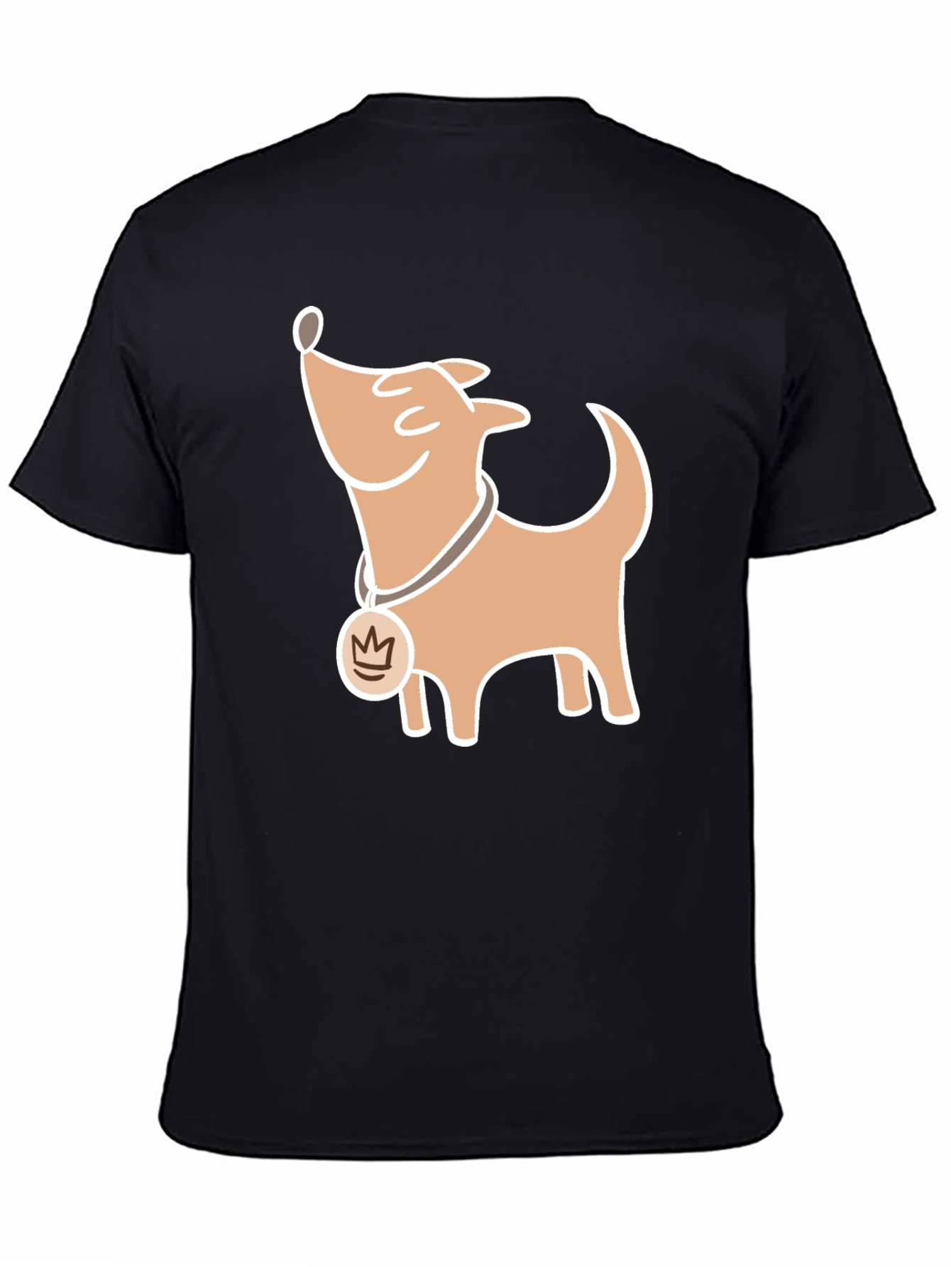 Cartoon Dog Graphic T-Shirt Casual Style