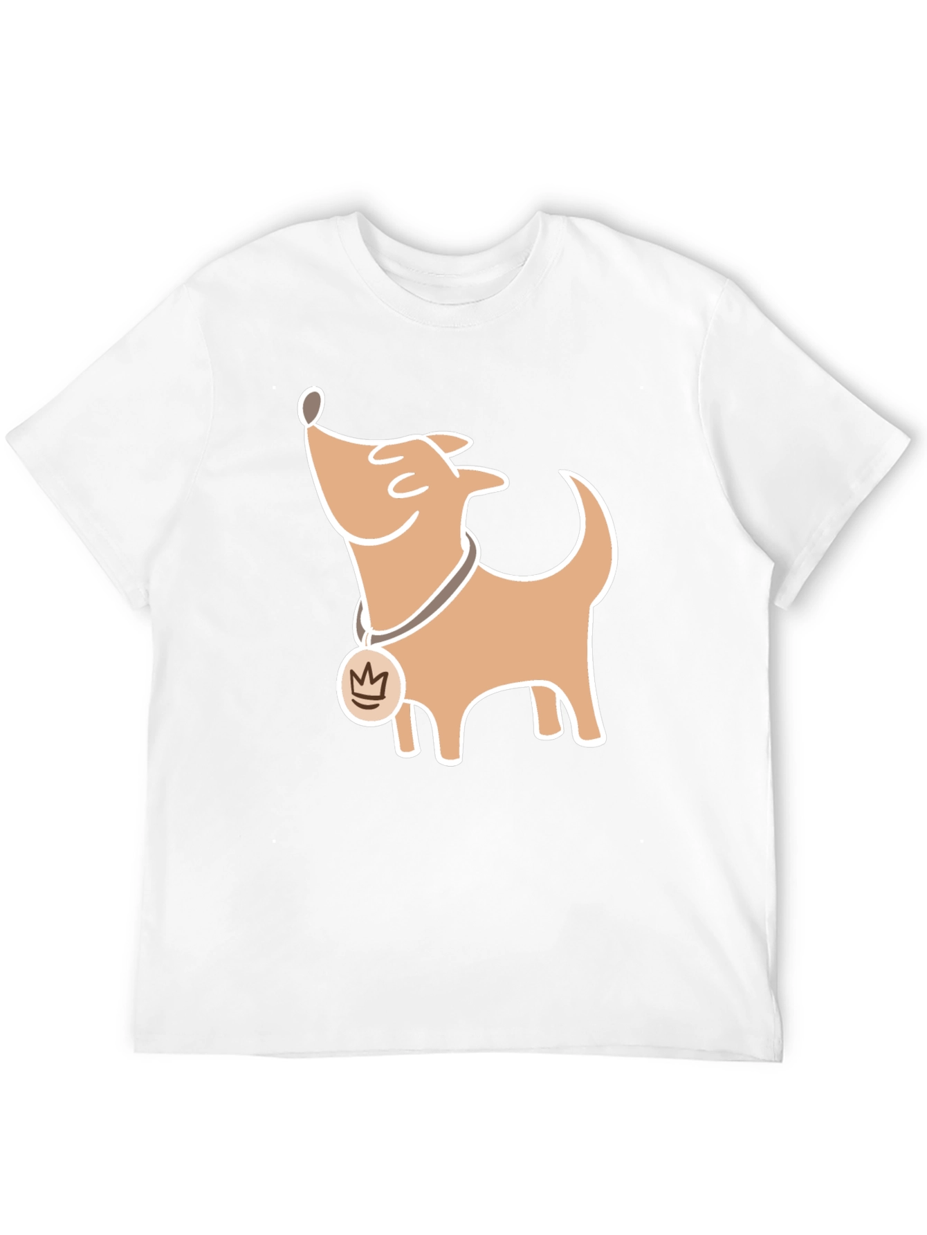 Cartoon Dog Graphic T-Shirt Casual Style
