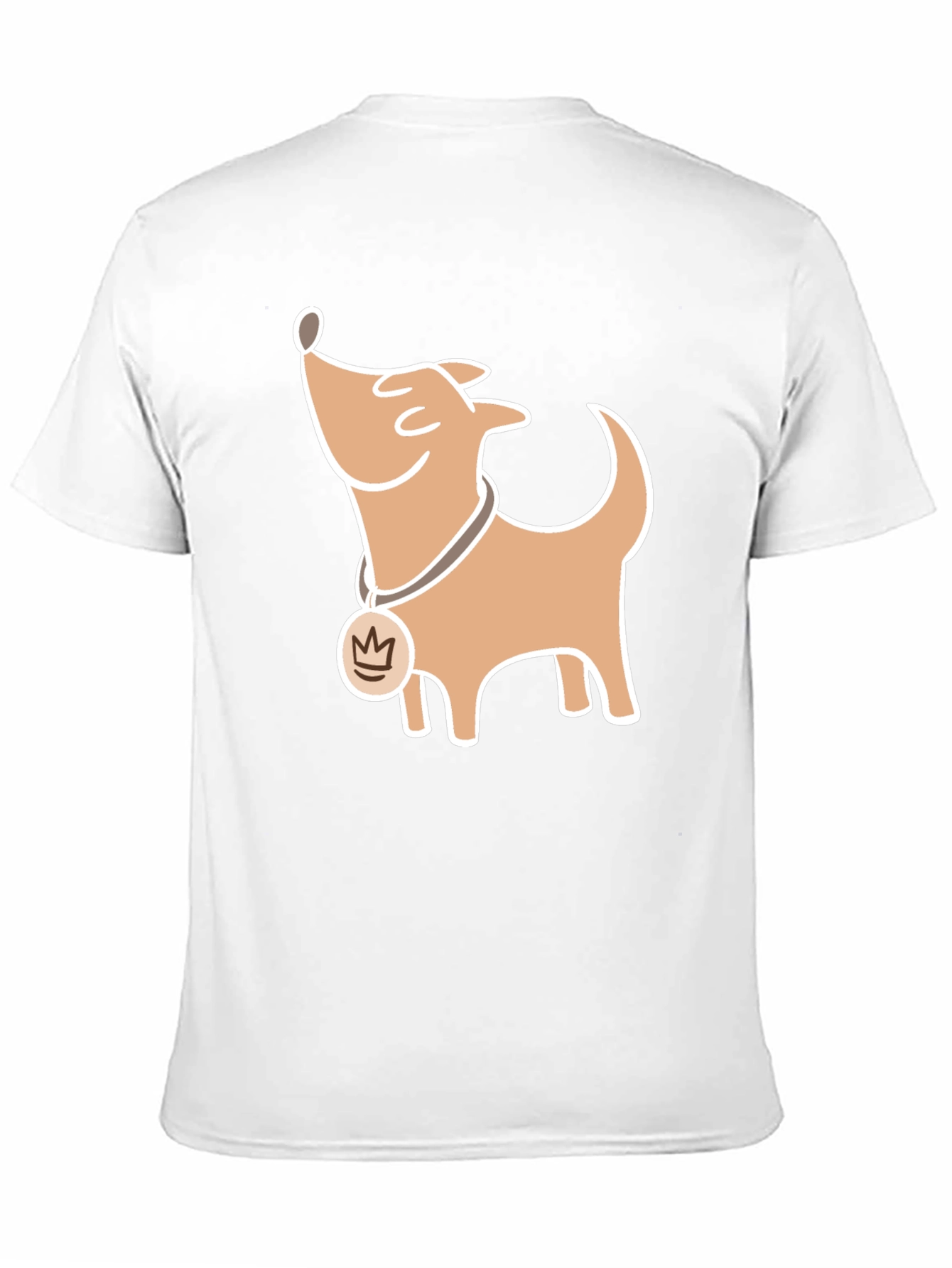 Cartoon Dog Graphic T-Shirt Casual Style