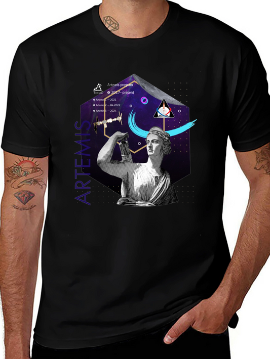 Artemis Program Black T-Shirt