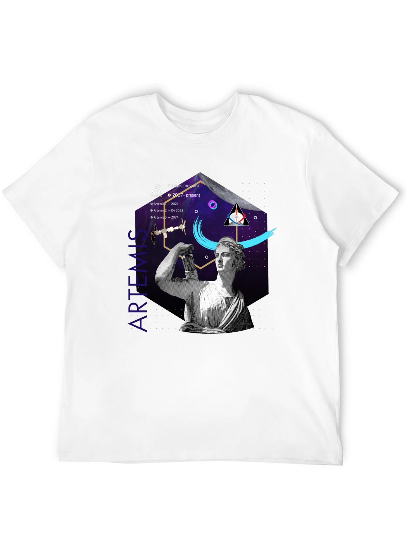 Artemis Program Black T-Shirt