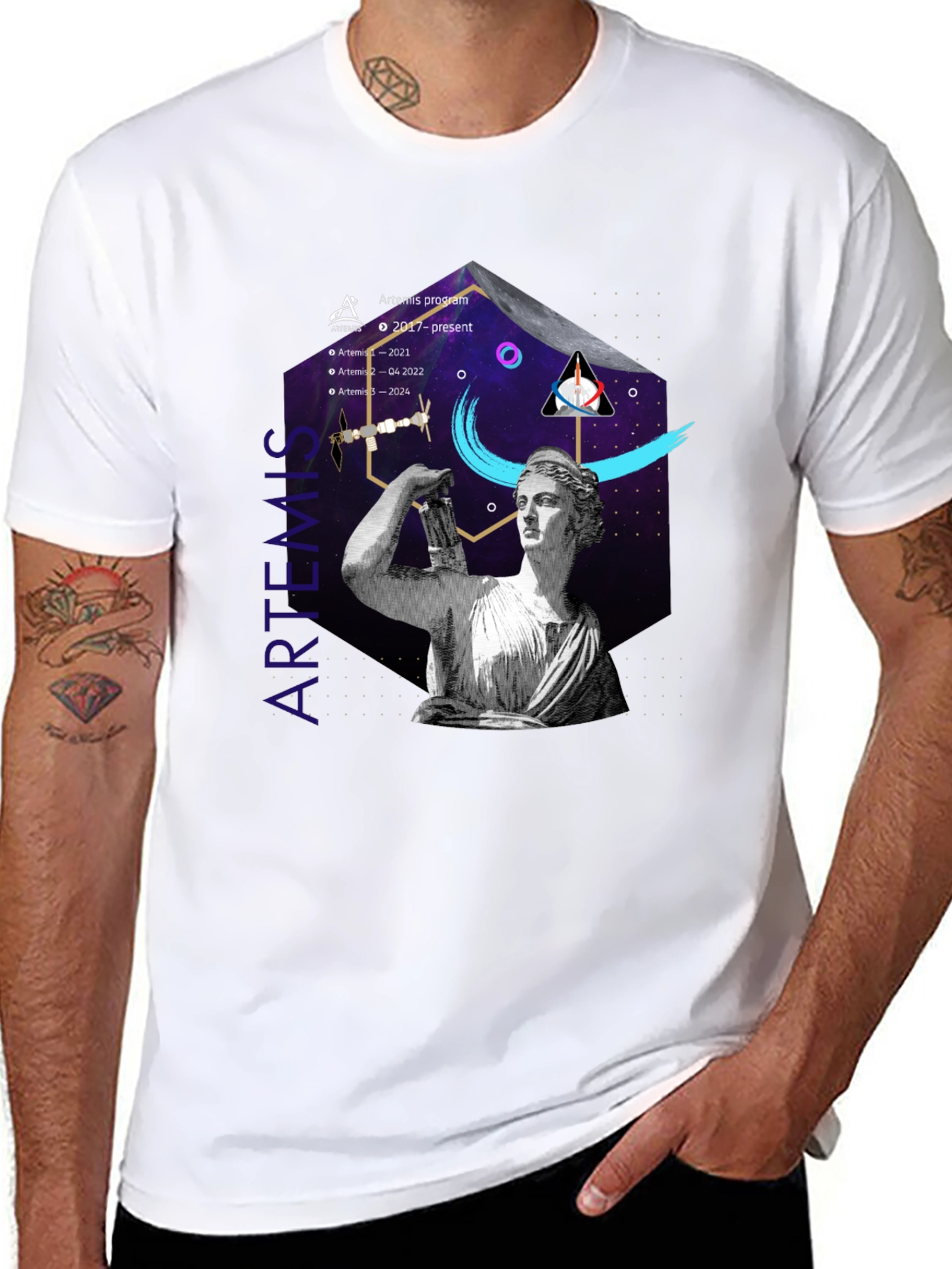 Artemis Program Black T-Shirt