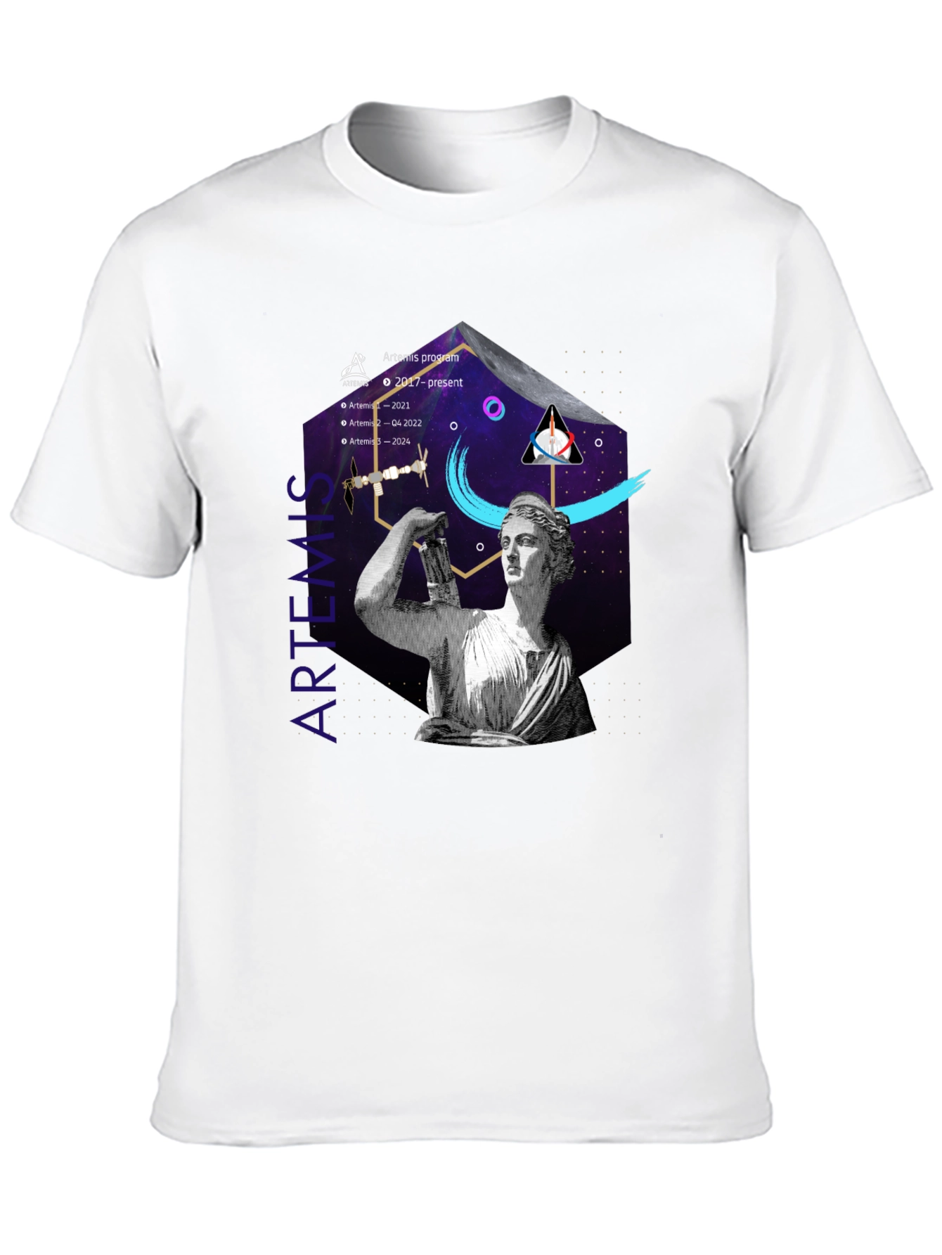 Artemis Program Black T-Shirt