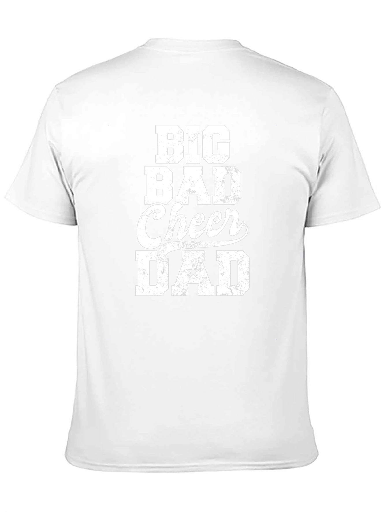 Big Bad Cheer Dad Graphic Tee - Black