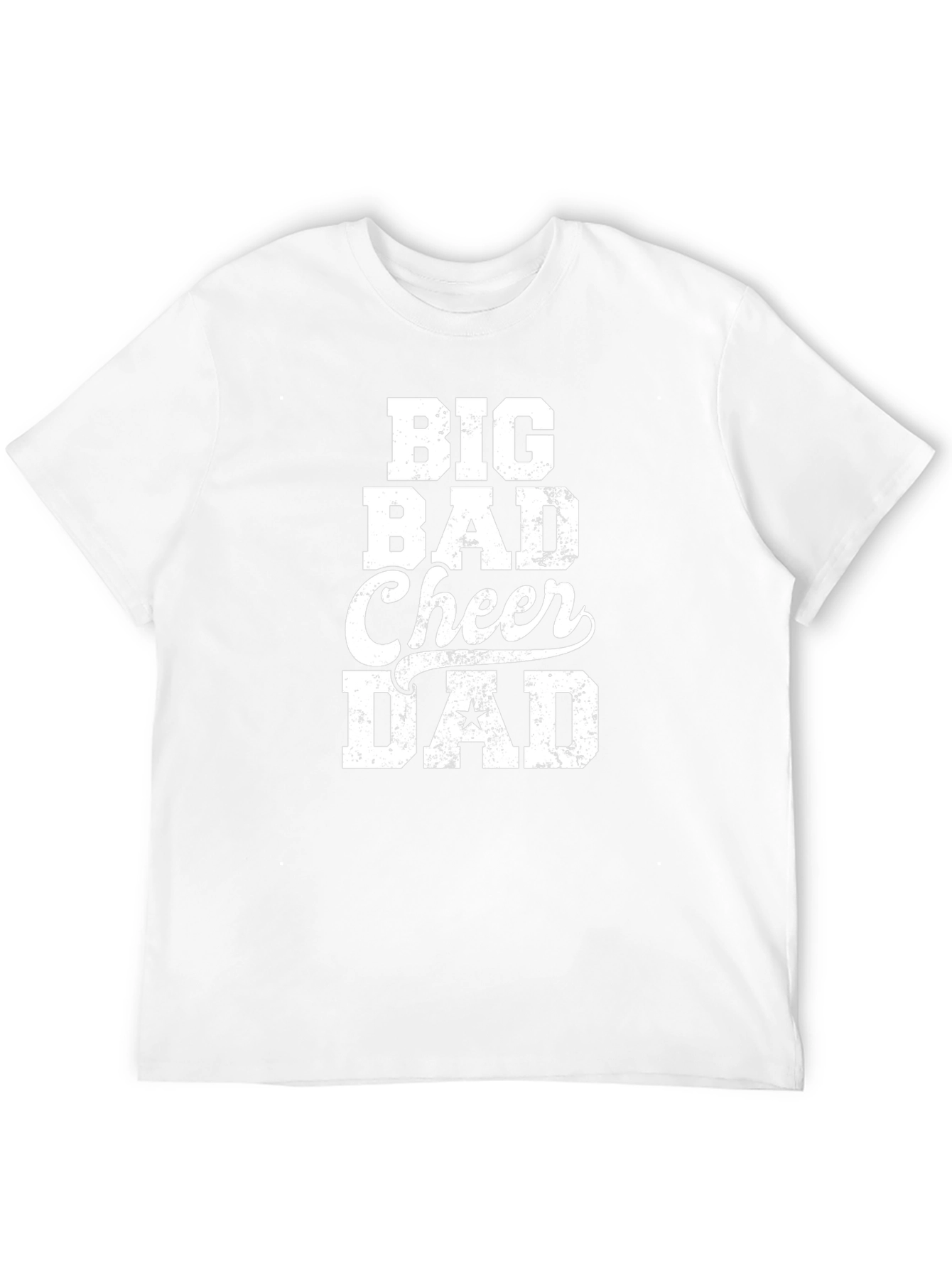 Big Bad Cheer Dad Graphic Tee - Black