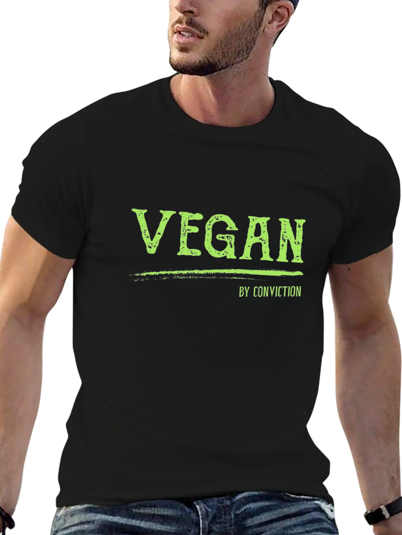 Vegan by Conviction Black T-Shirt