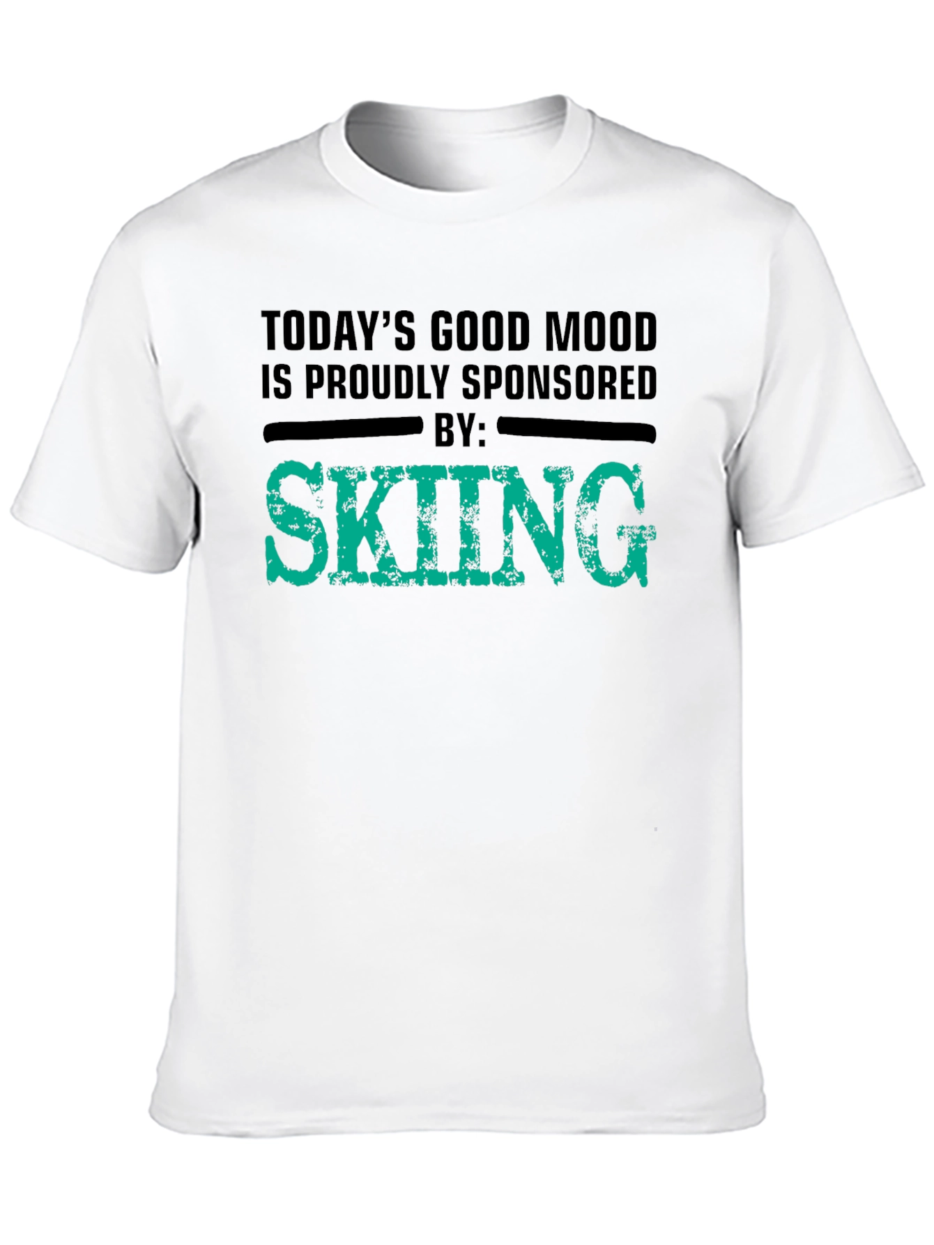 Skiing Sponsored T-Shirt - Good Mood Tee