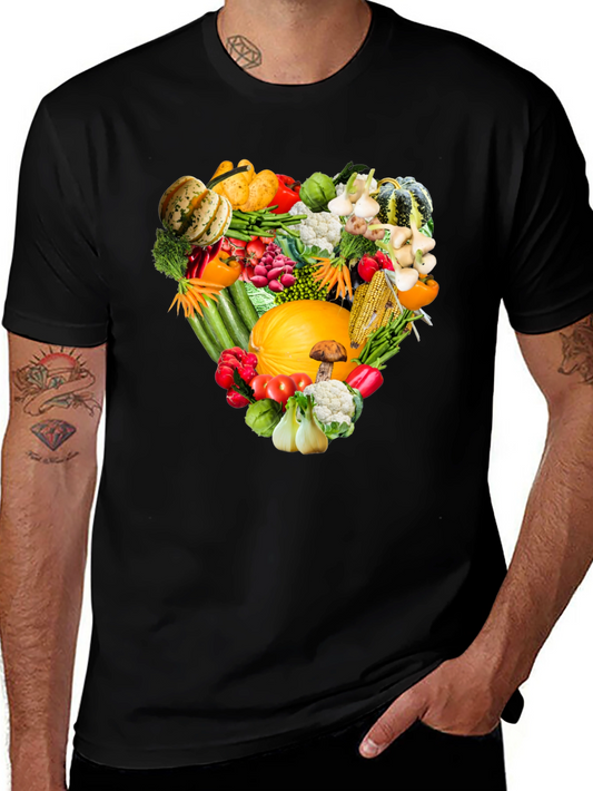 Veggie Heart Tee - Fresh Produce Design