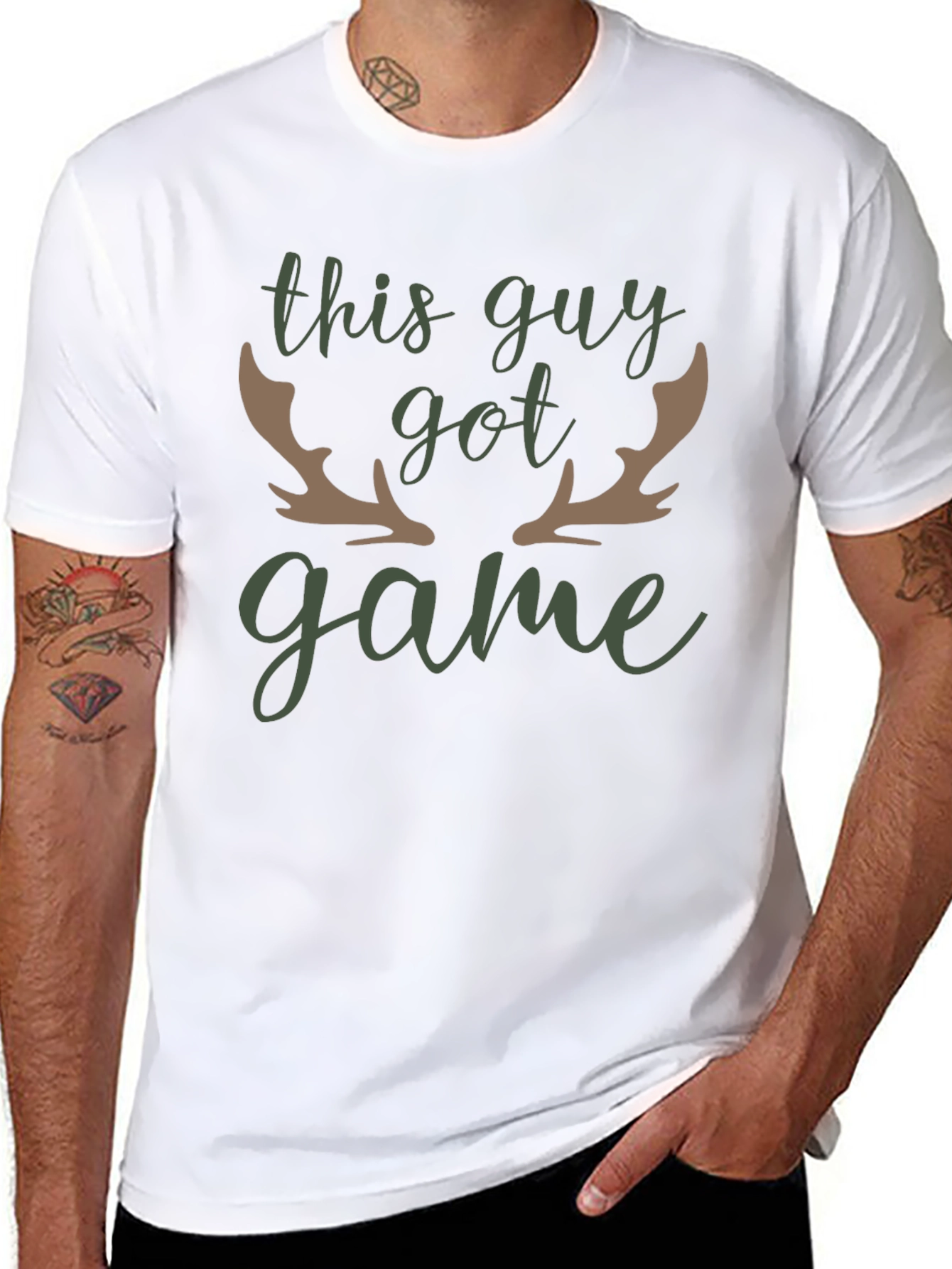 This Guy Got Game Mens Graphic T-Shirt