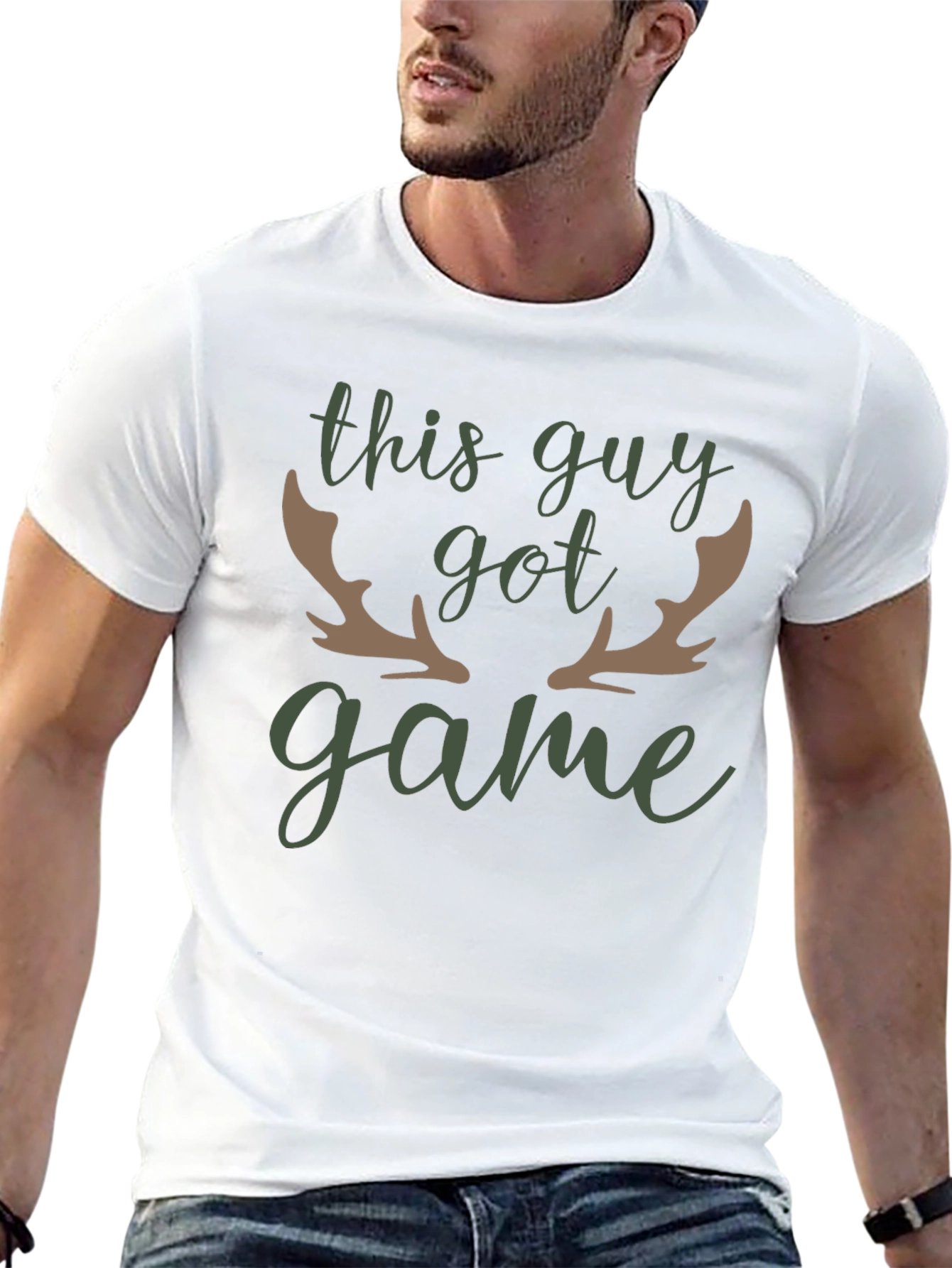 This Guy Got Game Mens Graphic T-Shirt