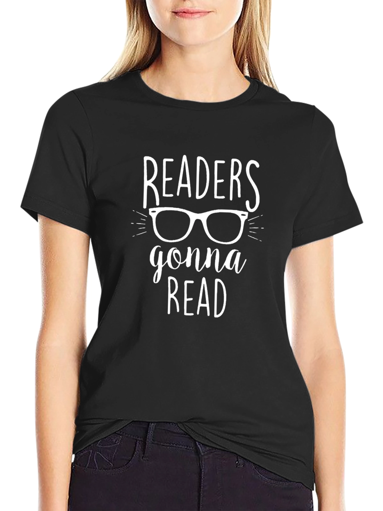 Readers Gonna Read Graphic Tee - Black