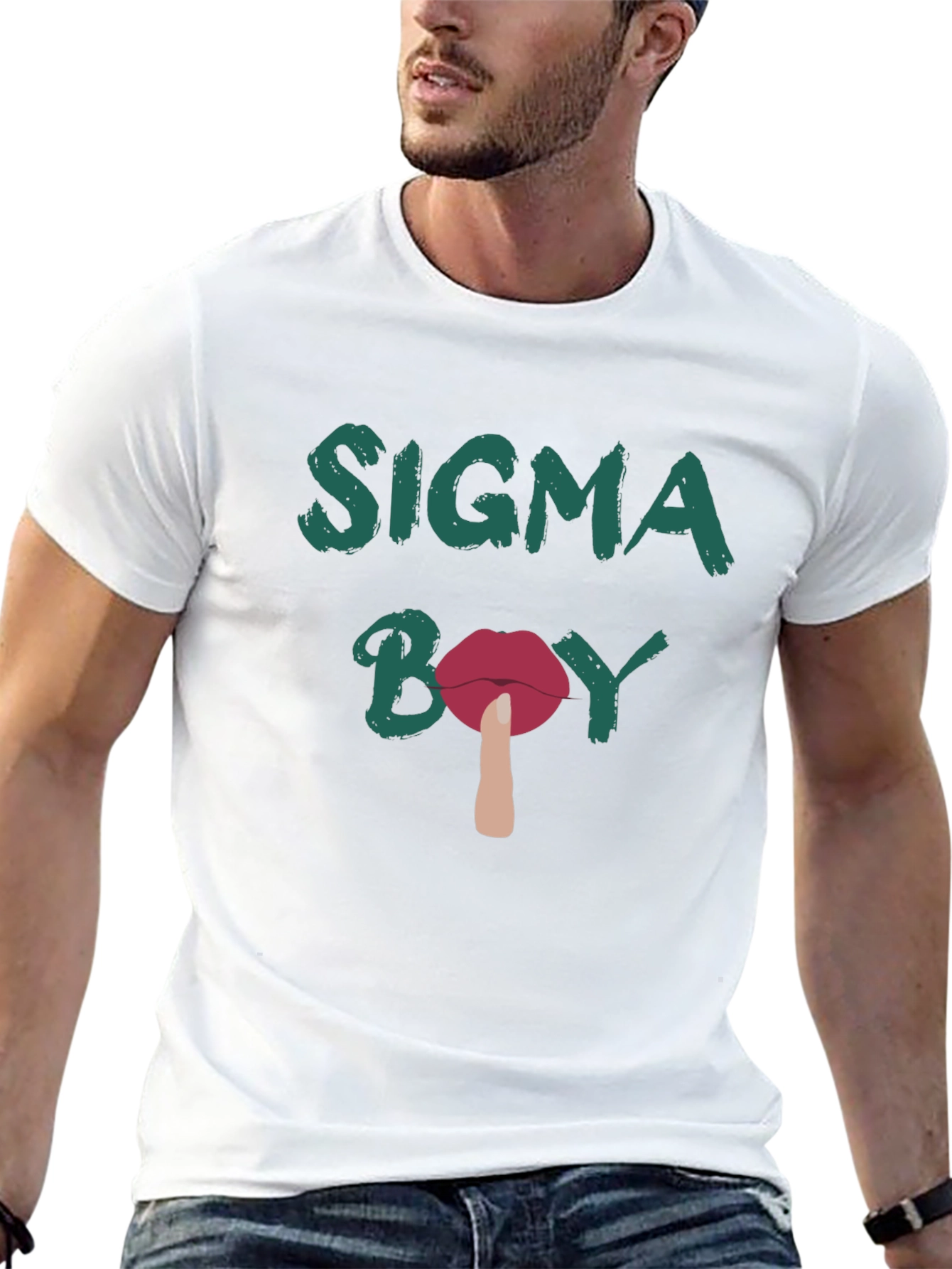 Sigma Boy Graphic T-Shirt - Black