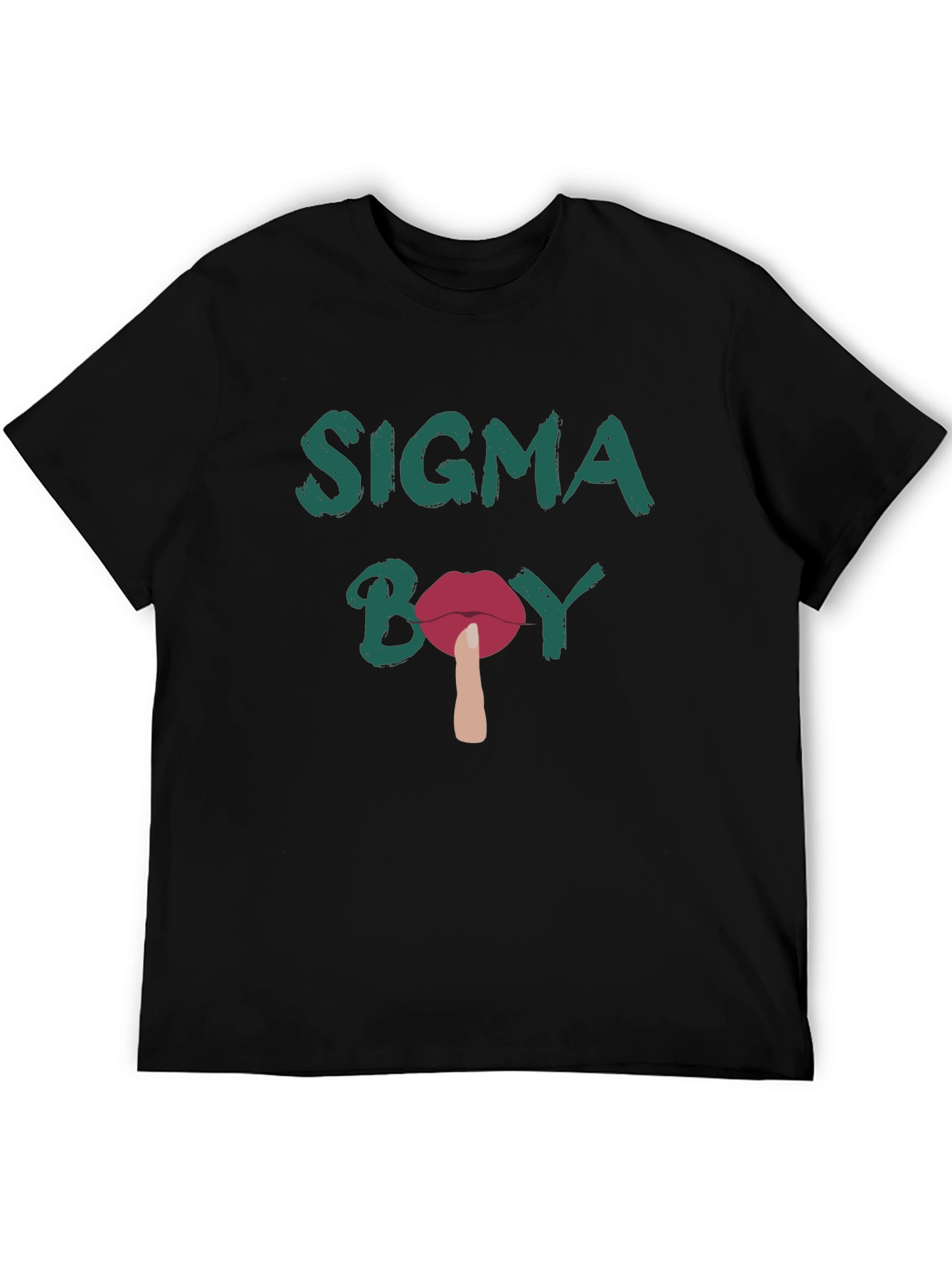 Sigma Boy Graphic T-Shirt - Black