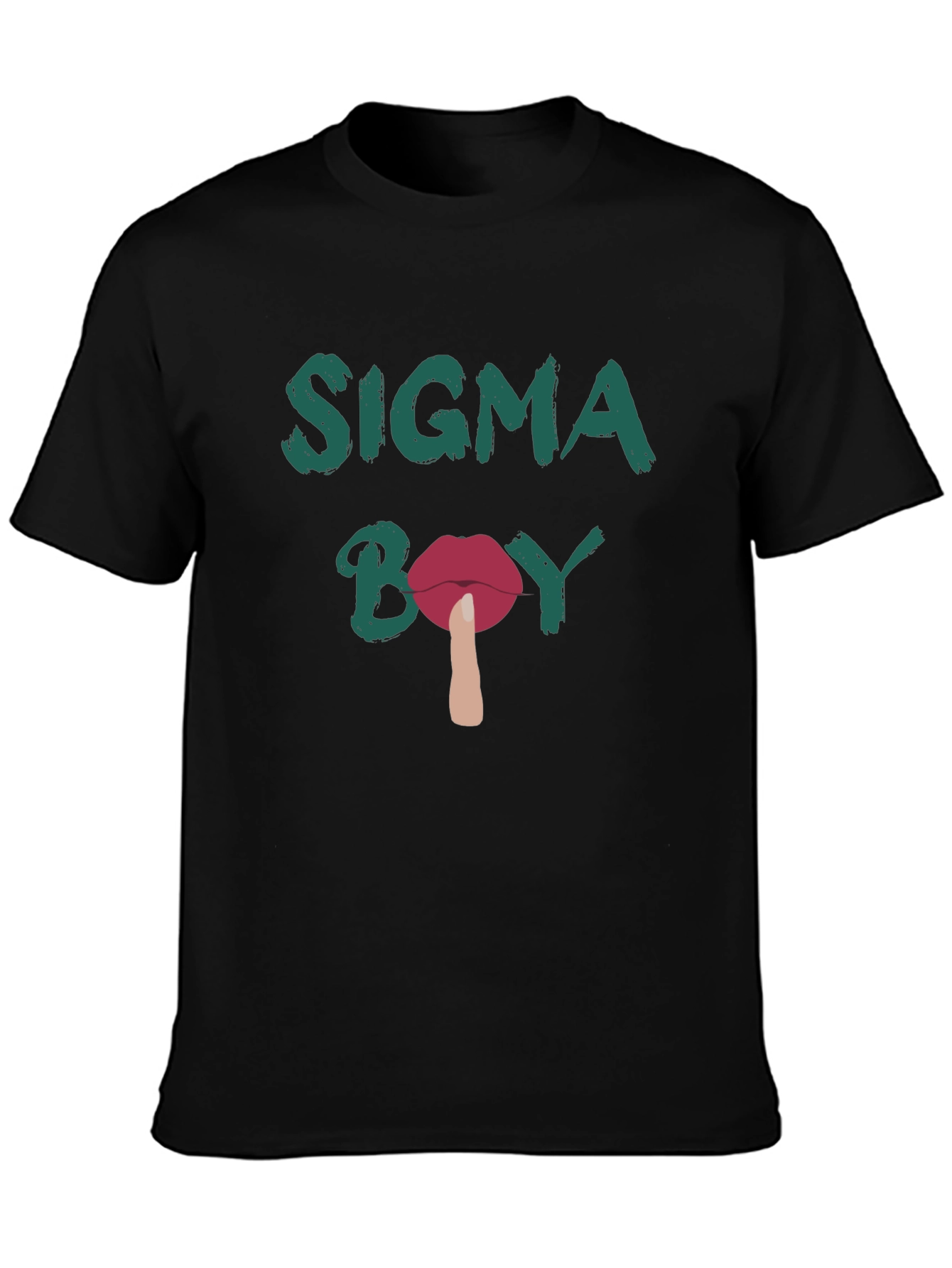 Sigma Boy Graphic T-Shirt - Black