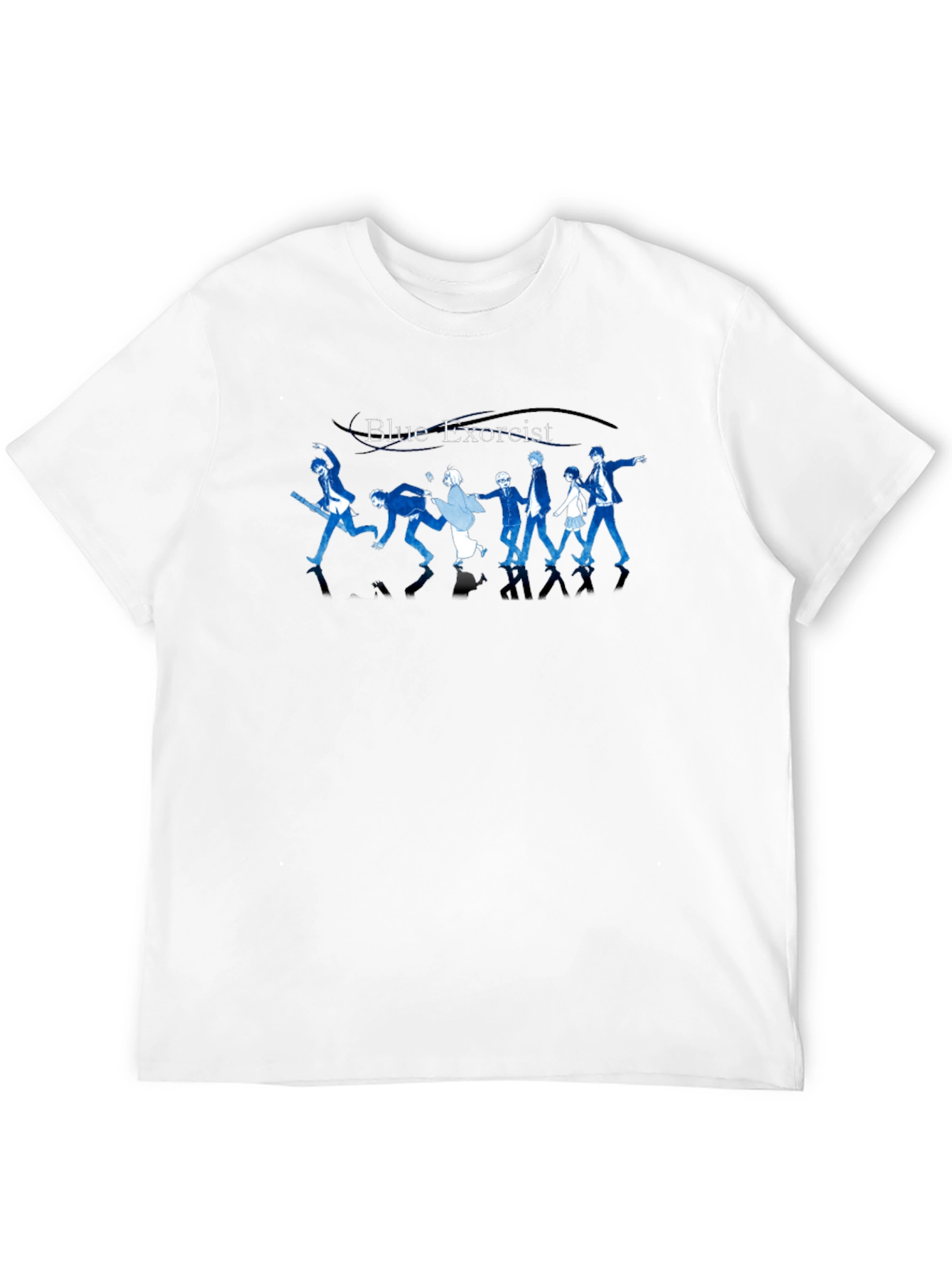 Blue Exorcist Anime T-Shirt - Unisex Black Tee