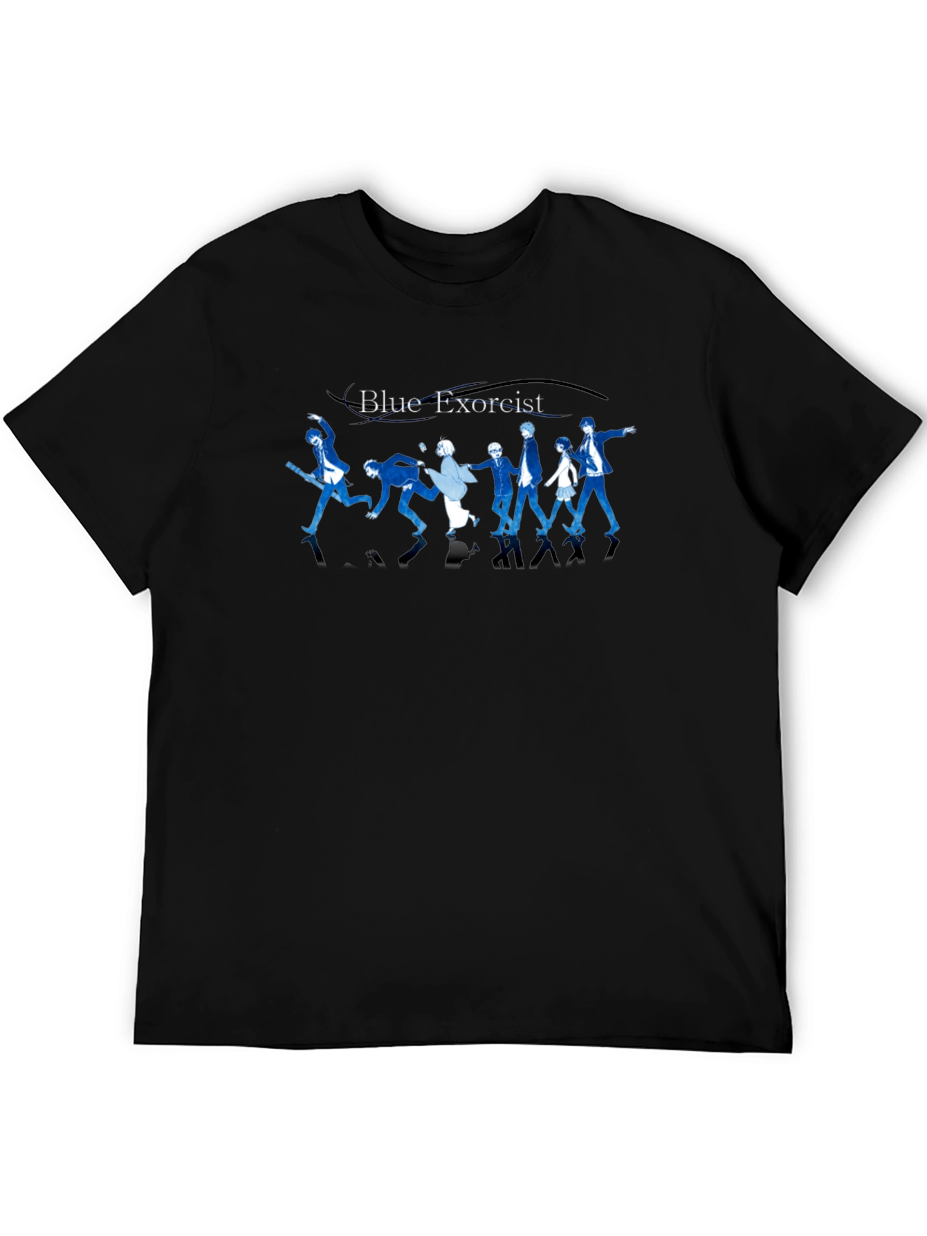 Blue Exorcist Anime T-Shirt - Unisex Black Tee