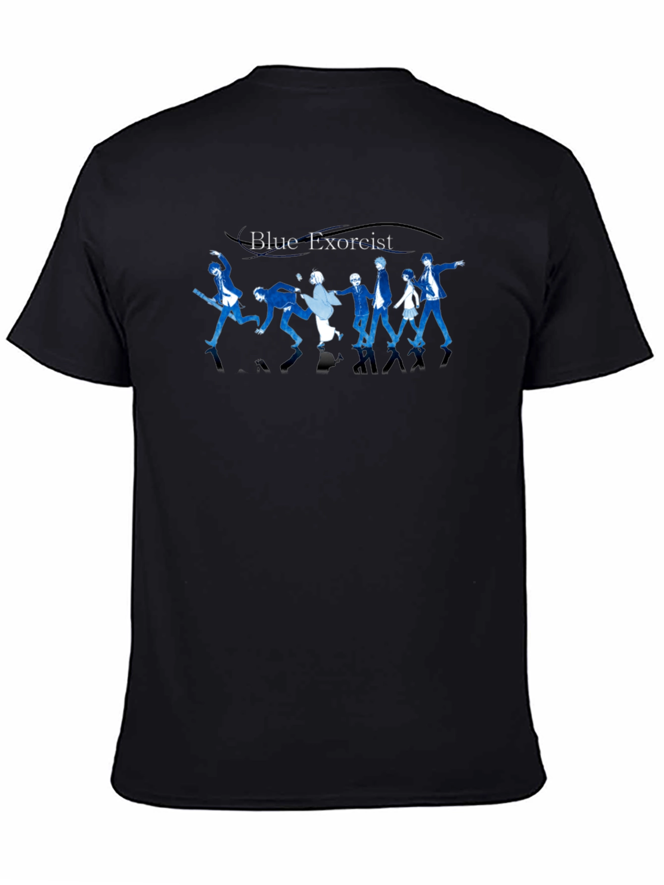 Blue Exorcist Anime T-Shirt - Unisex Black Tee