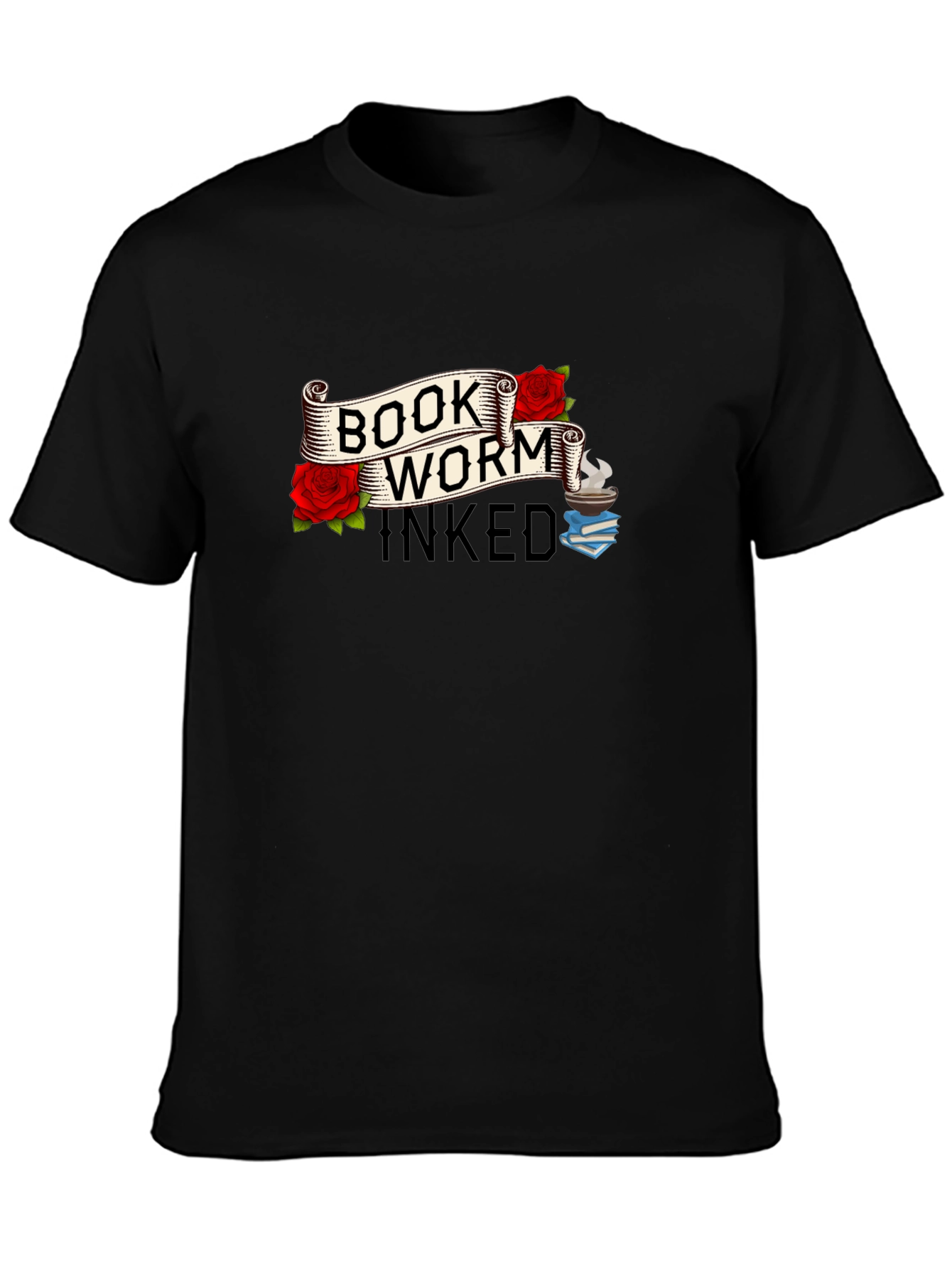 Book Worm Inked Graphic Tee