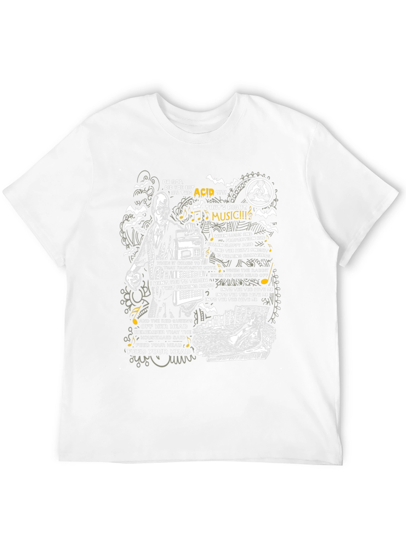 Acid Music Graphic T-Shirt - Psychedelic Tee