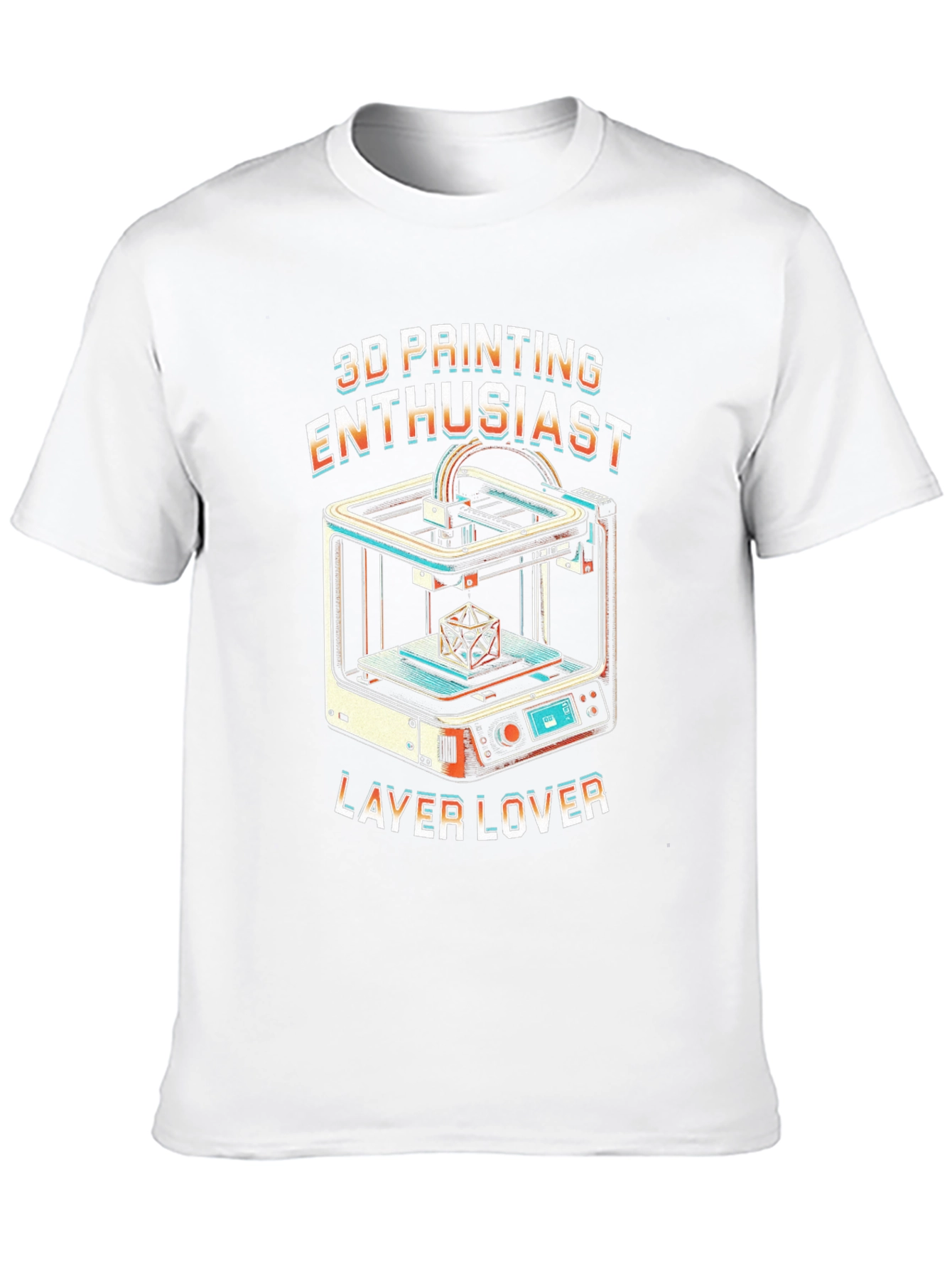 3D Printing Enthusiast T-Shirt - Layer Lover Tee