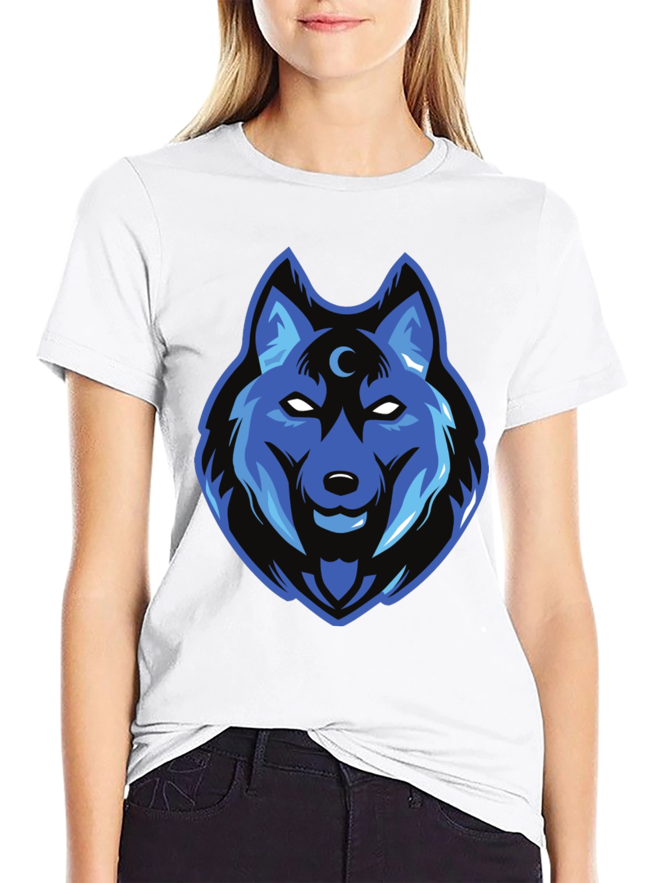 Wolf Moon T-Shirt - Cool Graphic Tee