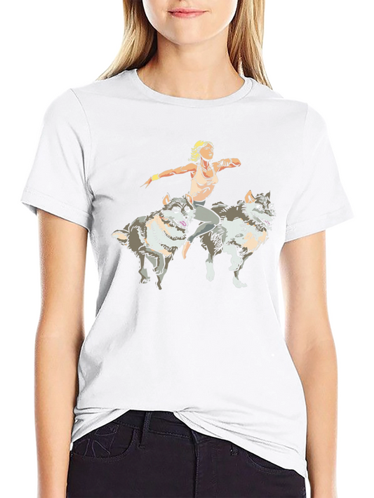 Wolf Rider Graphic T-Shirt - Unisex Design