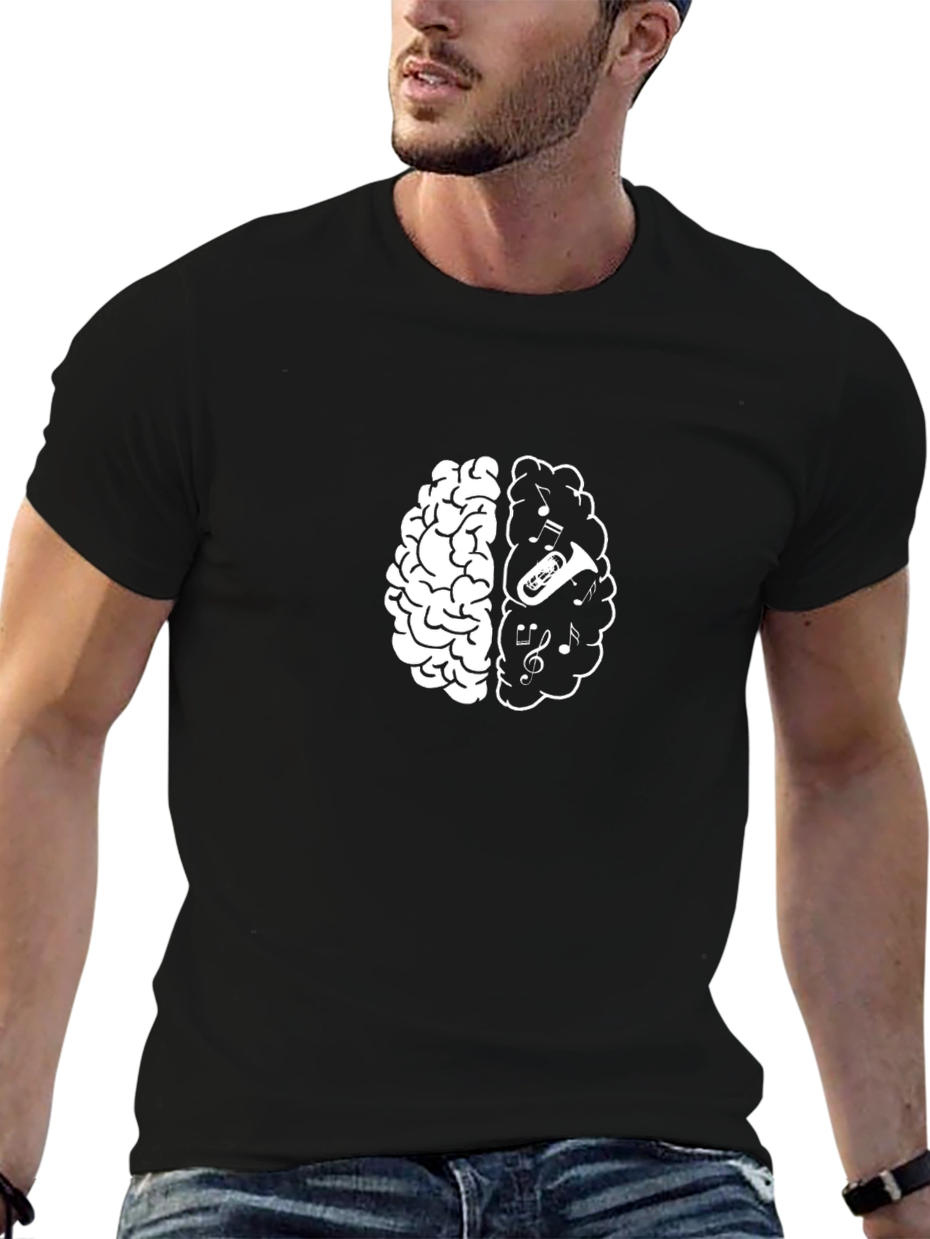 Brain Music T-Shirt - Creative Mind Tee