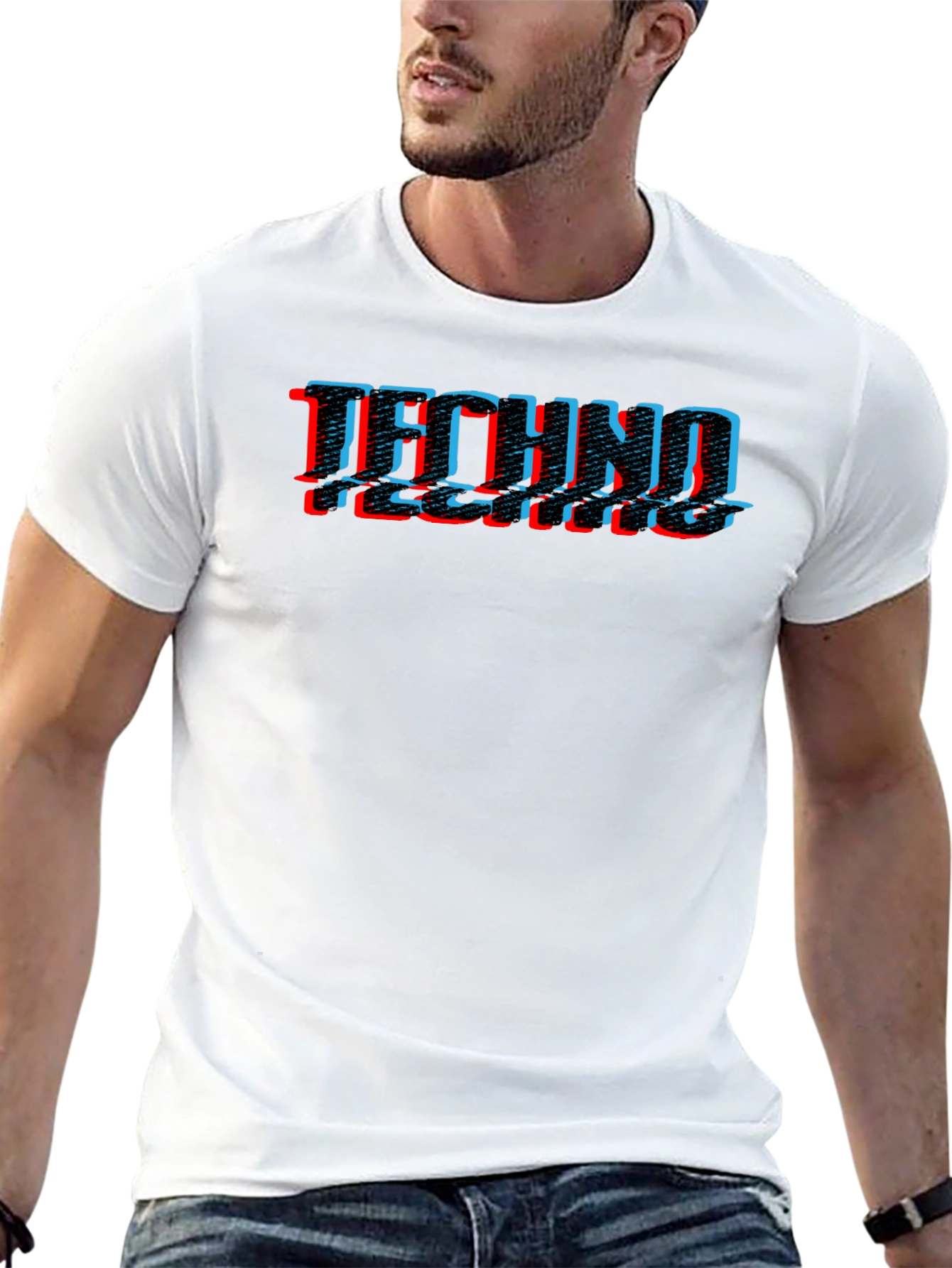 Techno Glitch T-Shirt - Modern Rave Apparel
