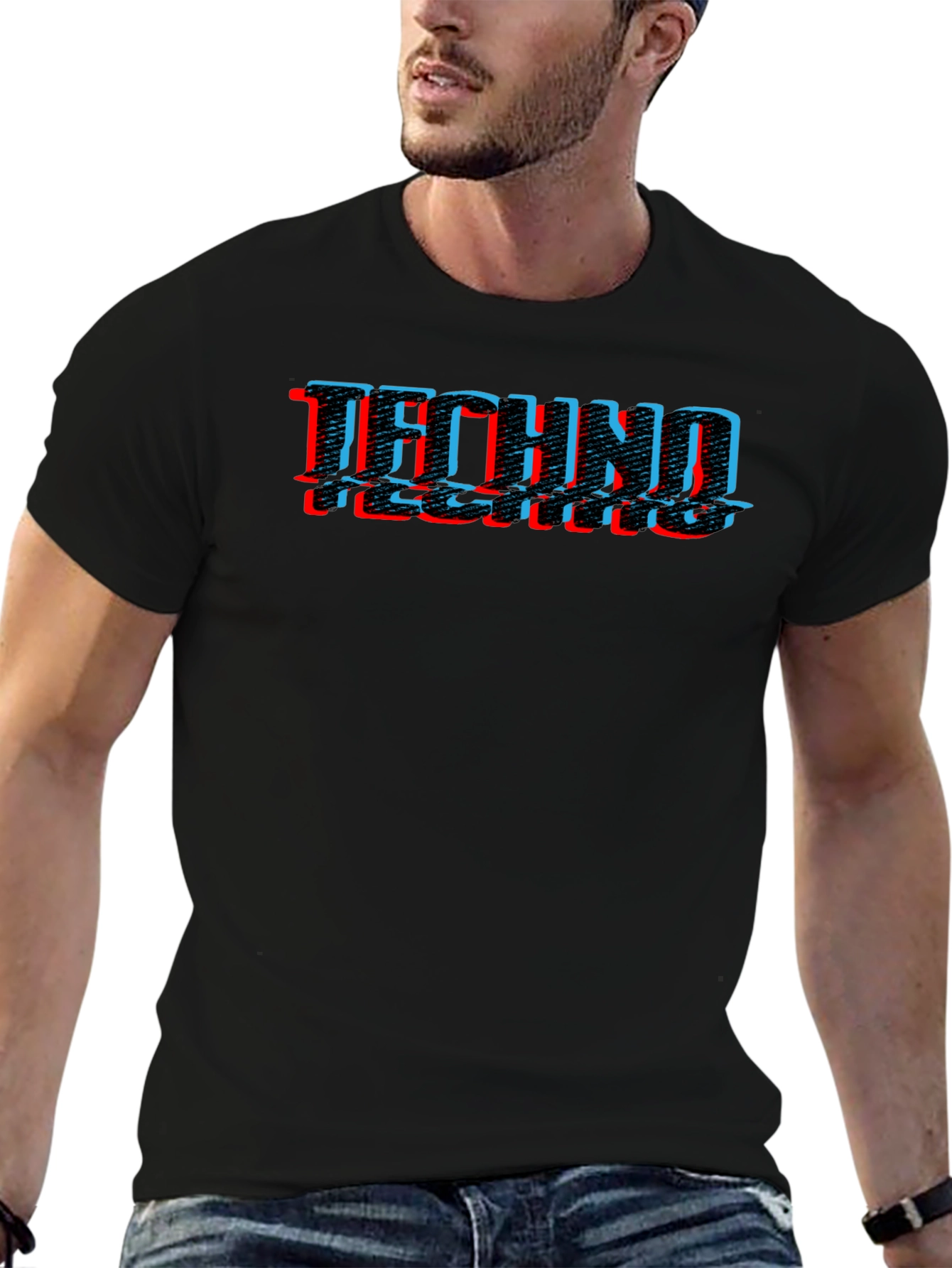 Techno Glitch T-Shirt - Modern Rave Apparel