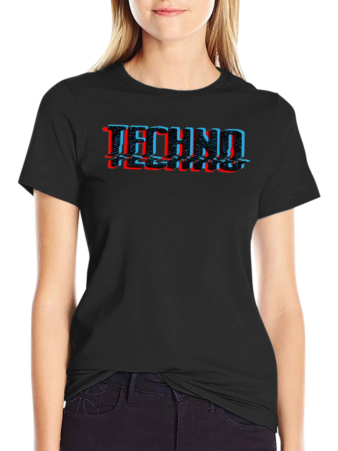 Techno Glitch T-Shirt - Modern Rave Apparel