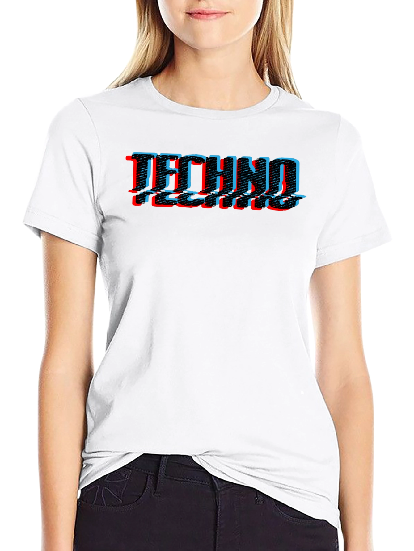 Techno Glitch T-Shirt - Modern Rave Apparel