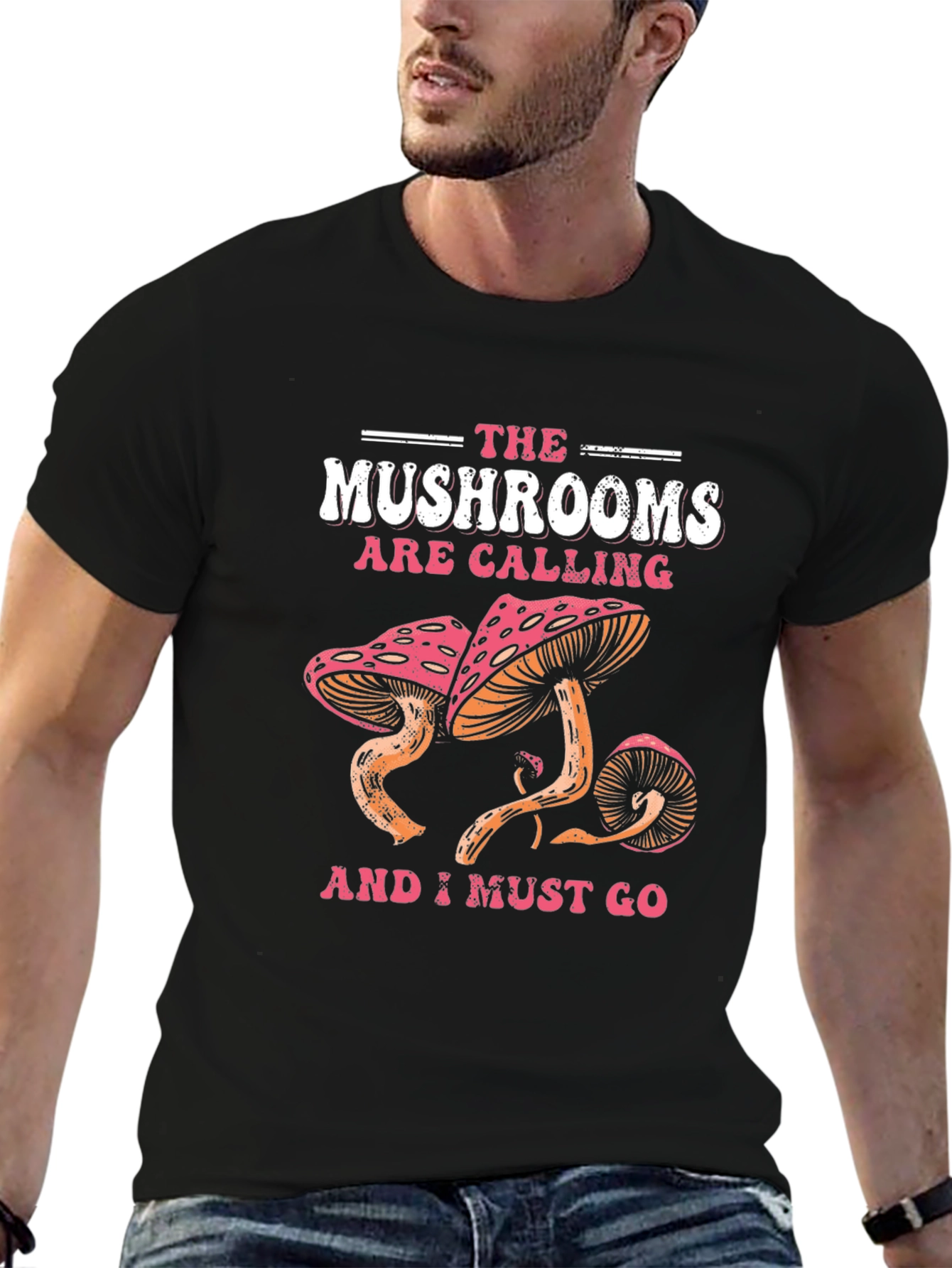 The Mushrooms Are Calling Graphic Tee