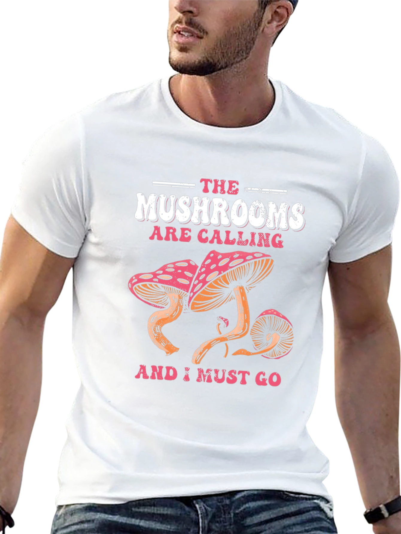 The Mushrooms Are Calling Graphic Tee