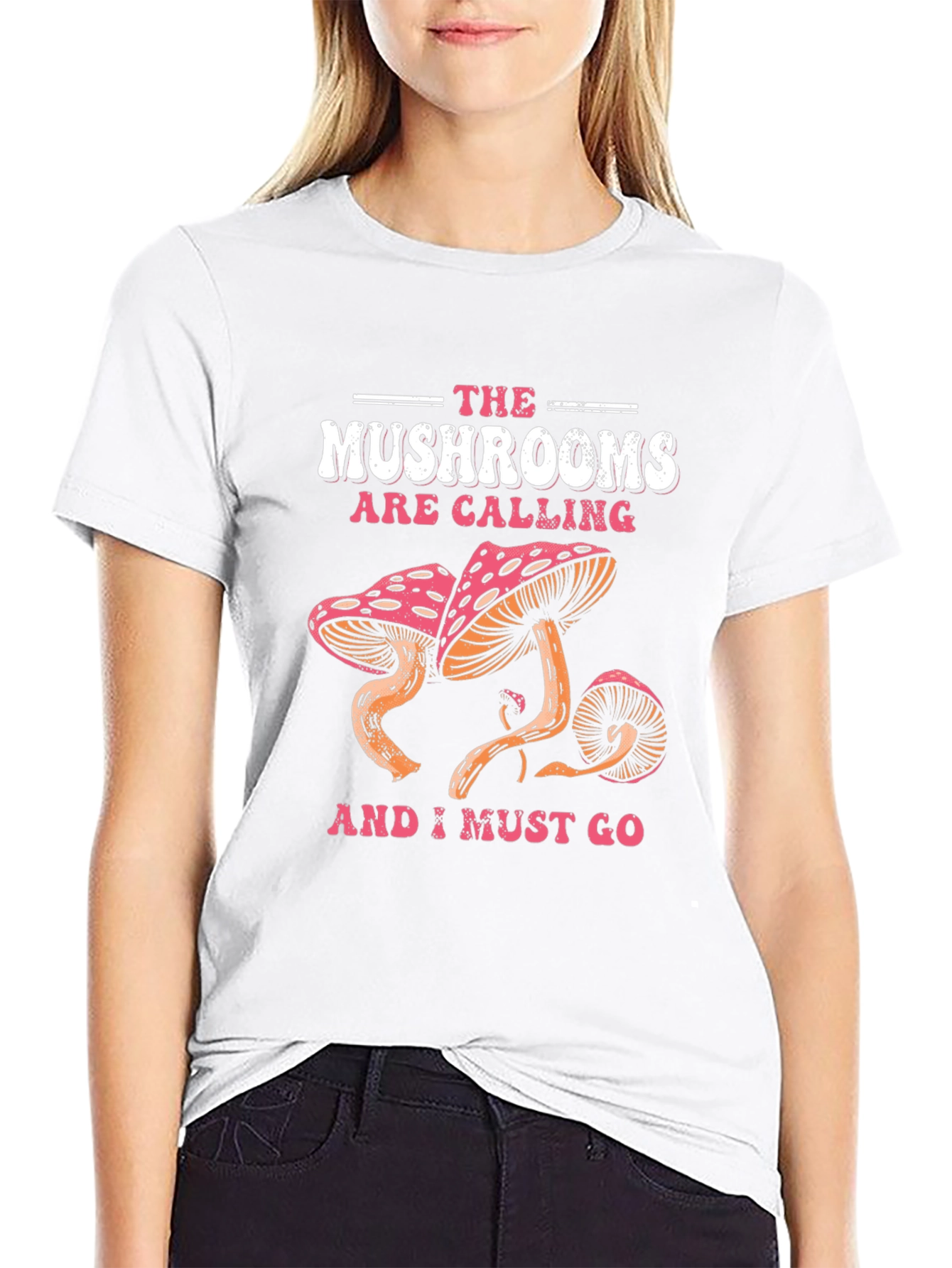 The Mushrooms Are Calling Graphic Tee