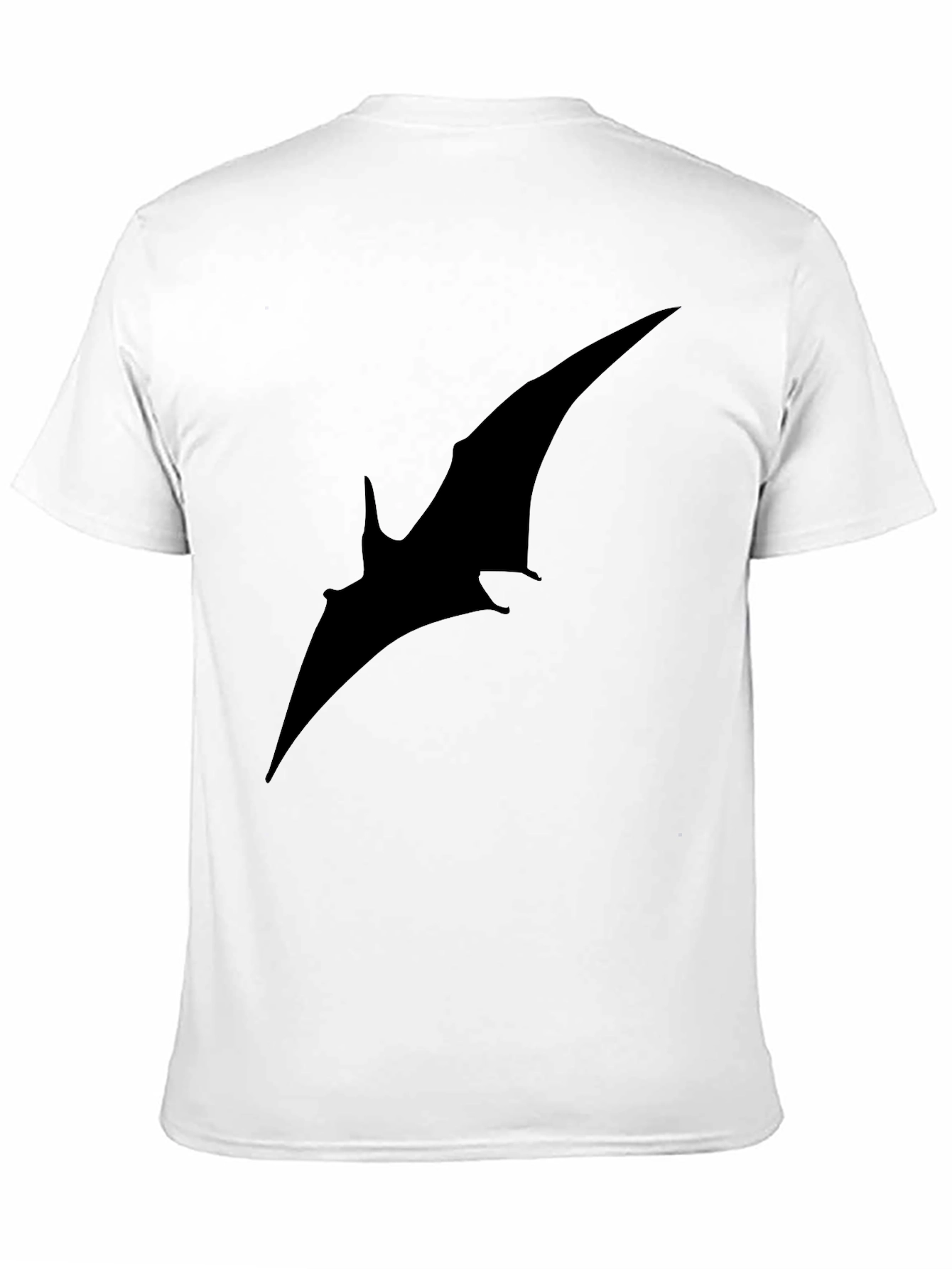 Pterodactyl Silhouette Black T-Shirt