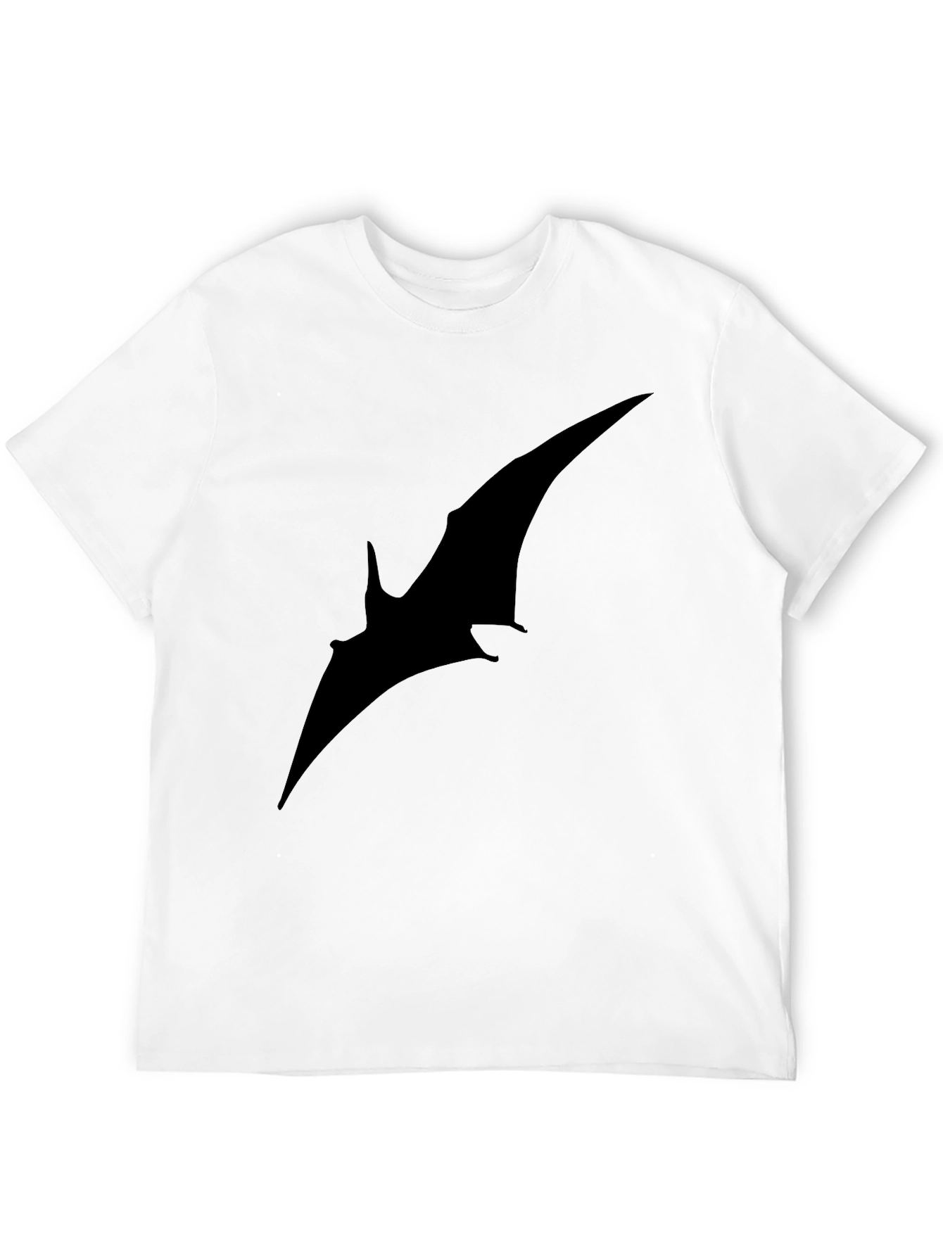 Pterodactyl Silhouette Black T-Shirt