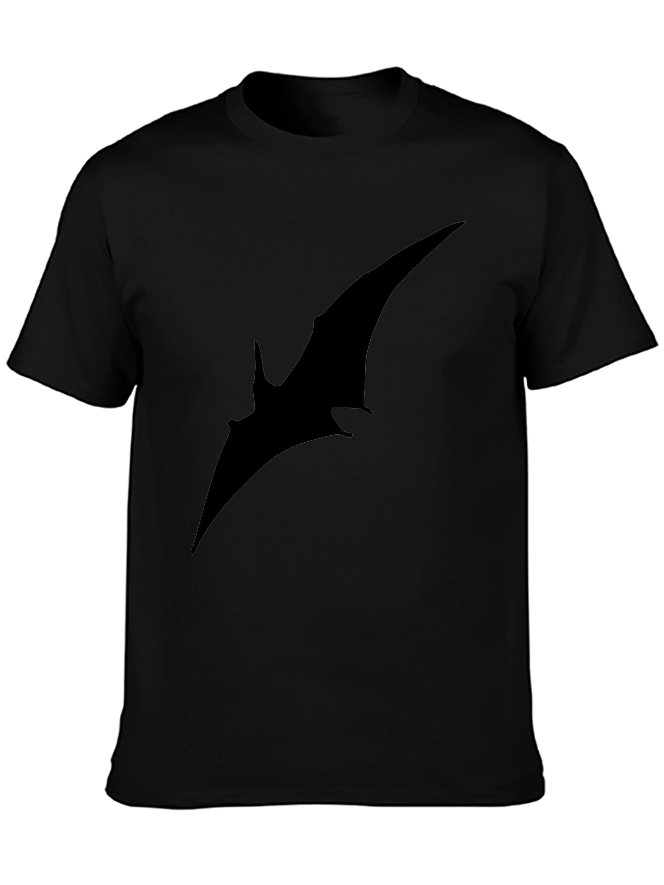 Pterodactyl Silhouette Black T-Shirt