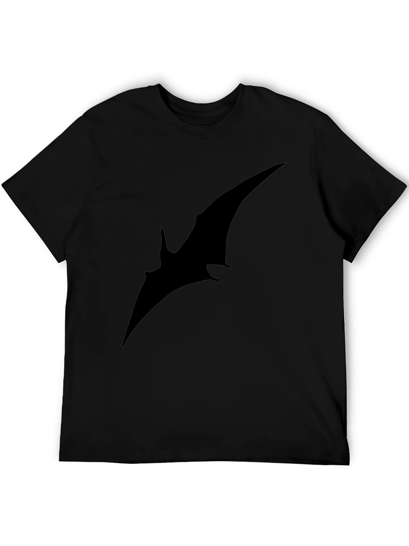 Pterodactyl Silhouette Black T-Shirt