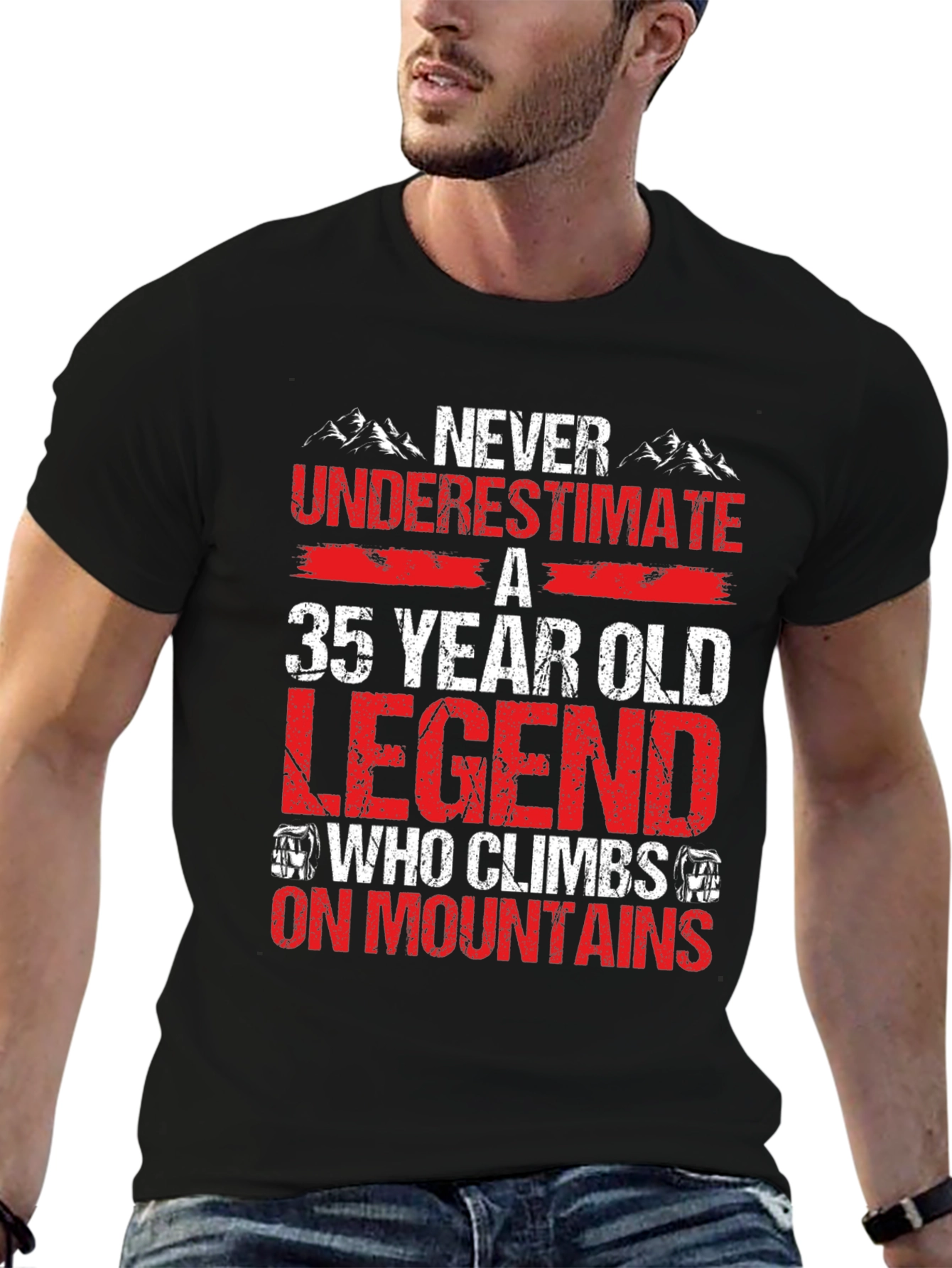35 Year Old Legend Mountain Climber T-Shirt