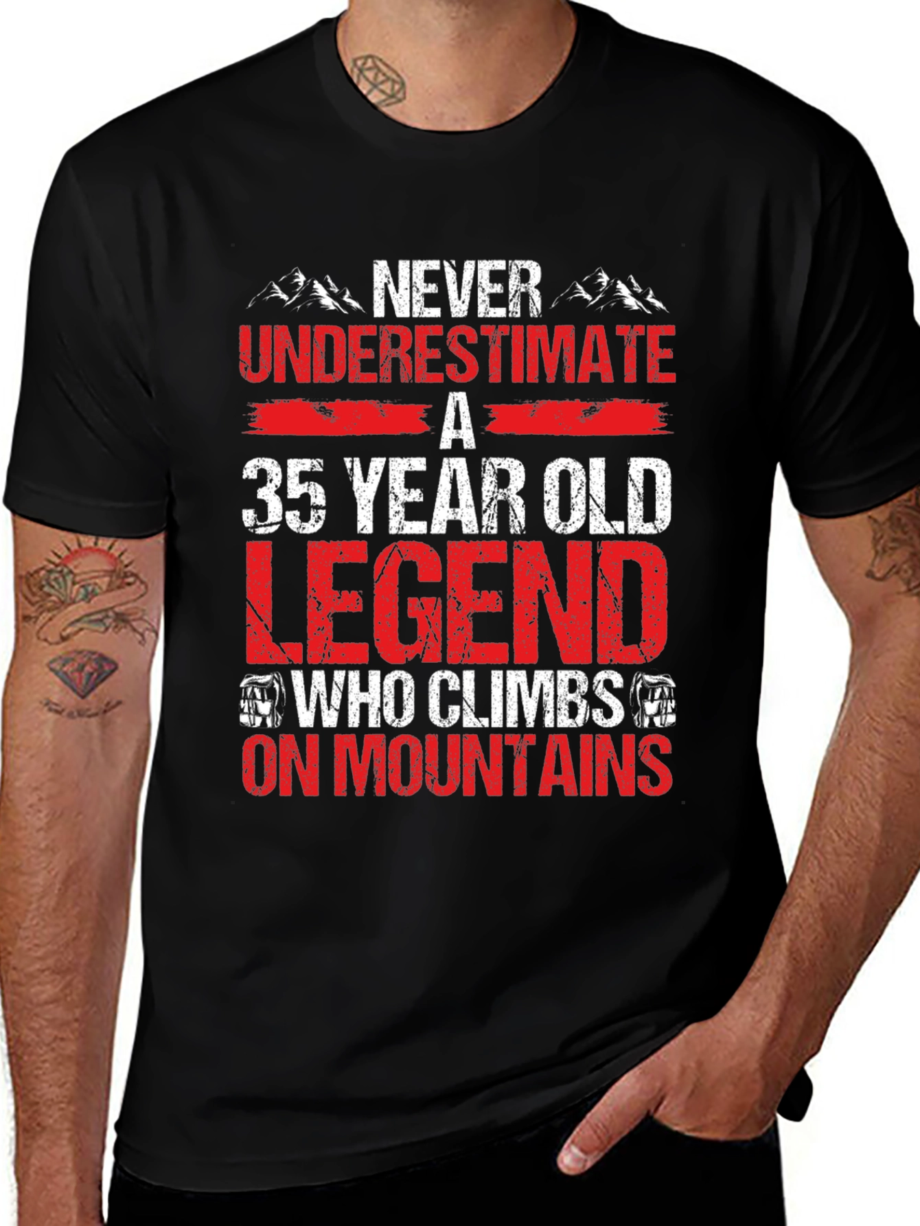 35 Year Old Legend Mountain Climber T-Shirt