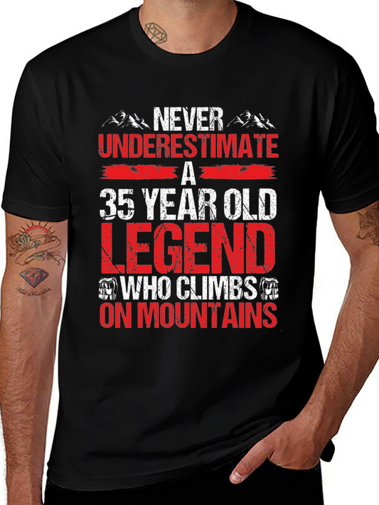 35 Year Old Legend Mountain Climber T-Shirt