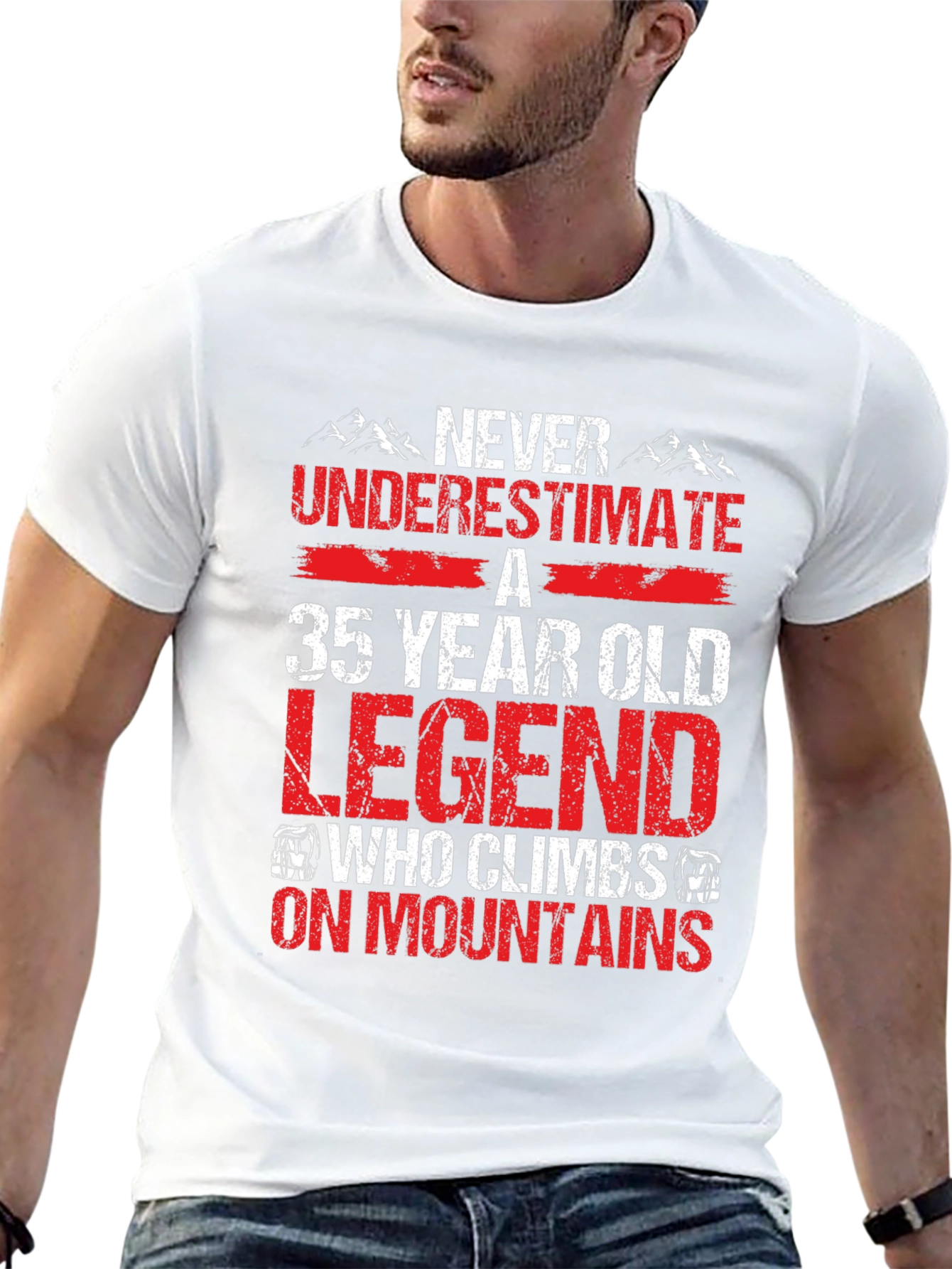 35 Year Old Legend Mountain Climber T-Shirt