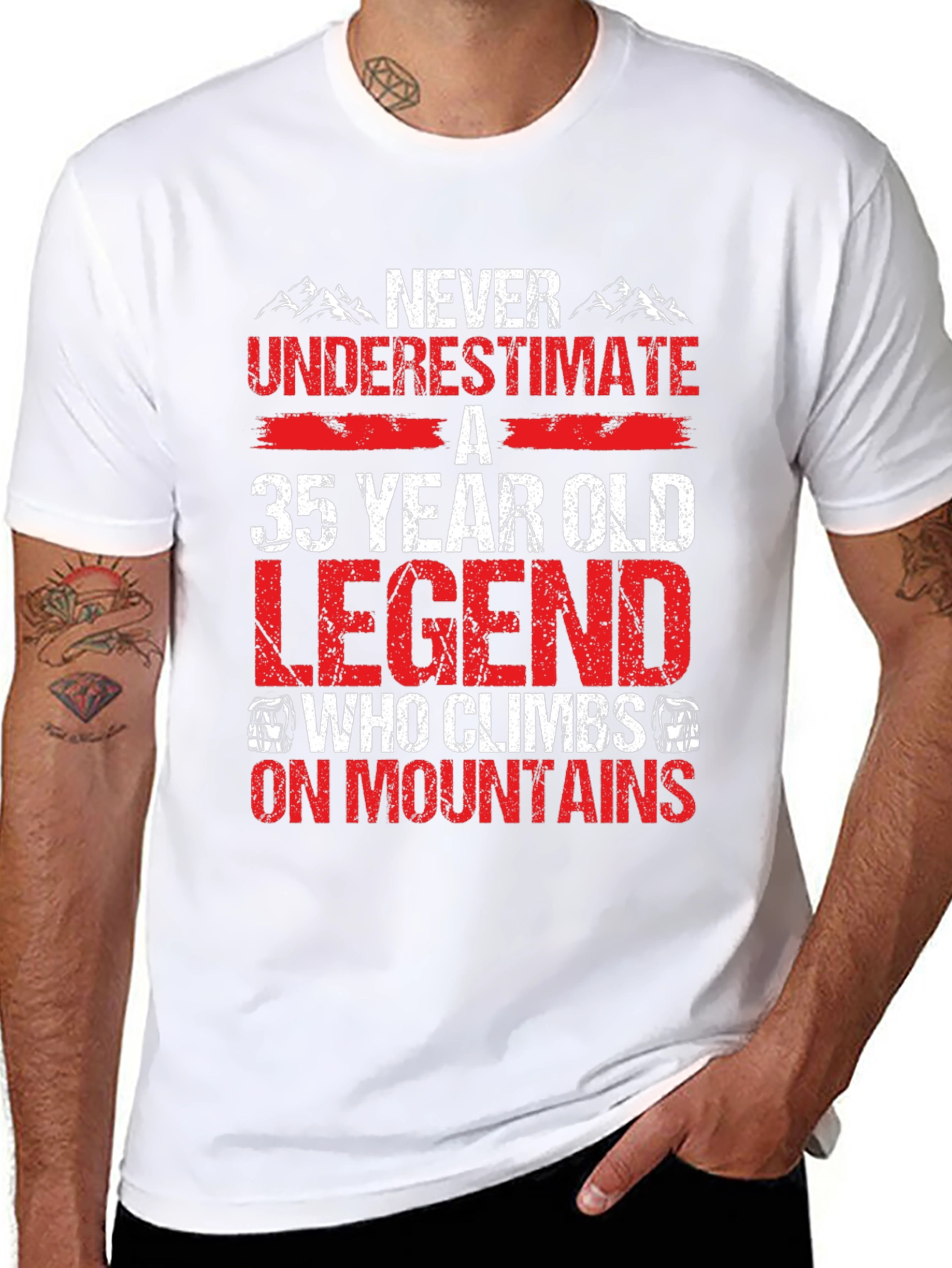 35 Year Old Legend Mountain Climber T-Shirt
